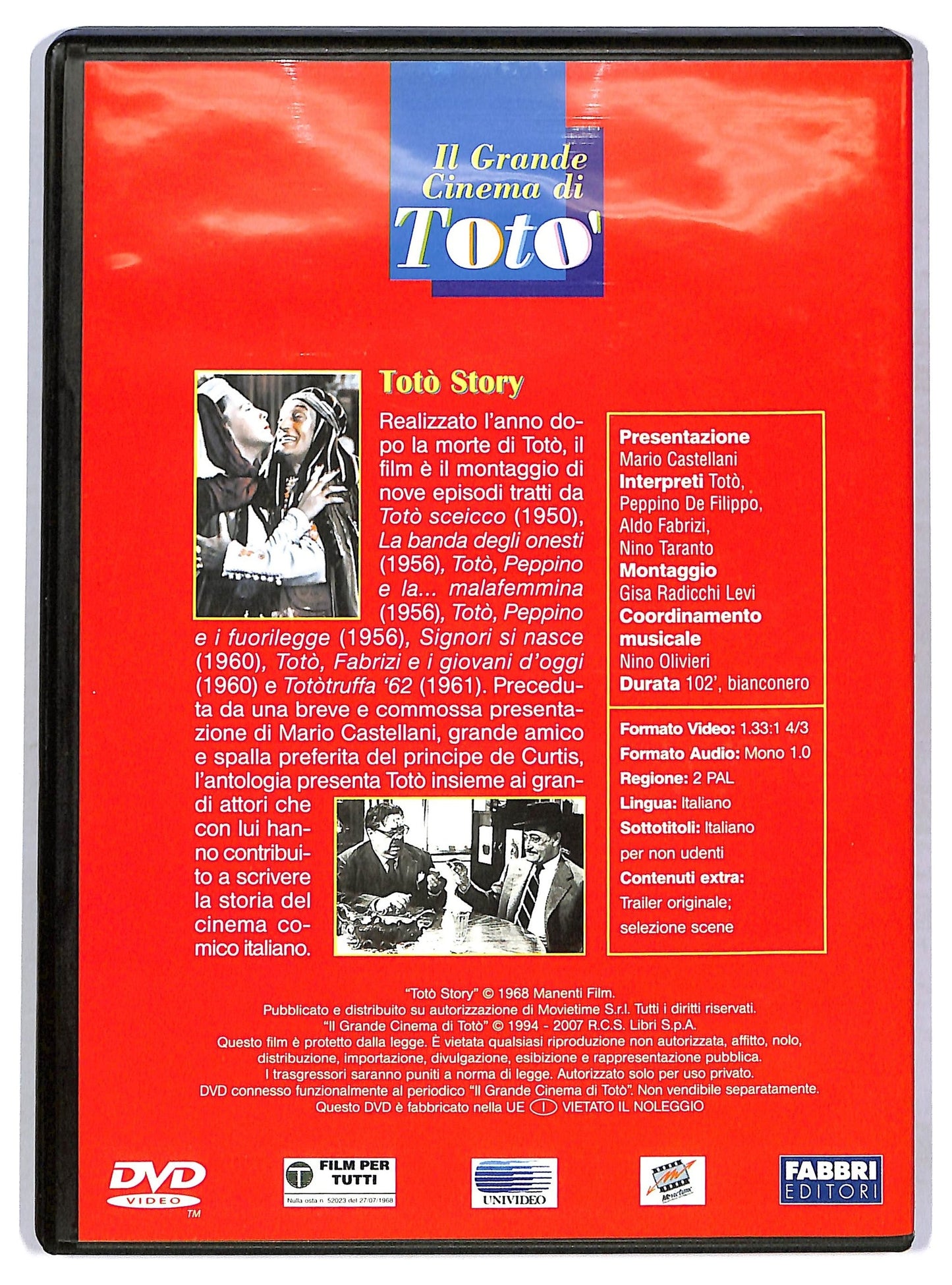 EBOND il grande cinema di toto' - Toto story EDITORIALE DVD D773952