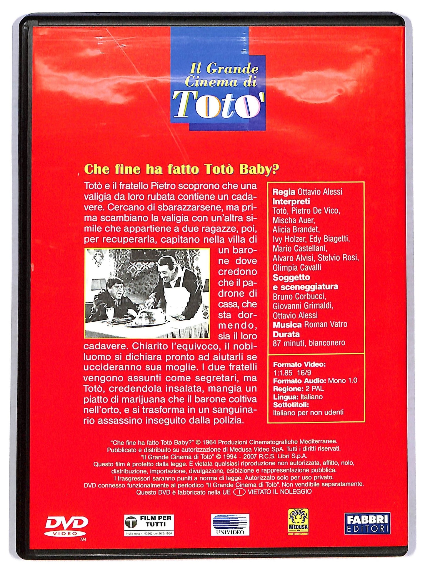 EBOND Che fine ha fatto Toto Baby? EDITORIALE DVD D773953