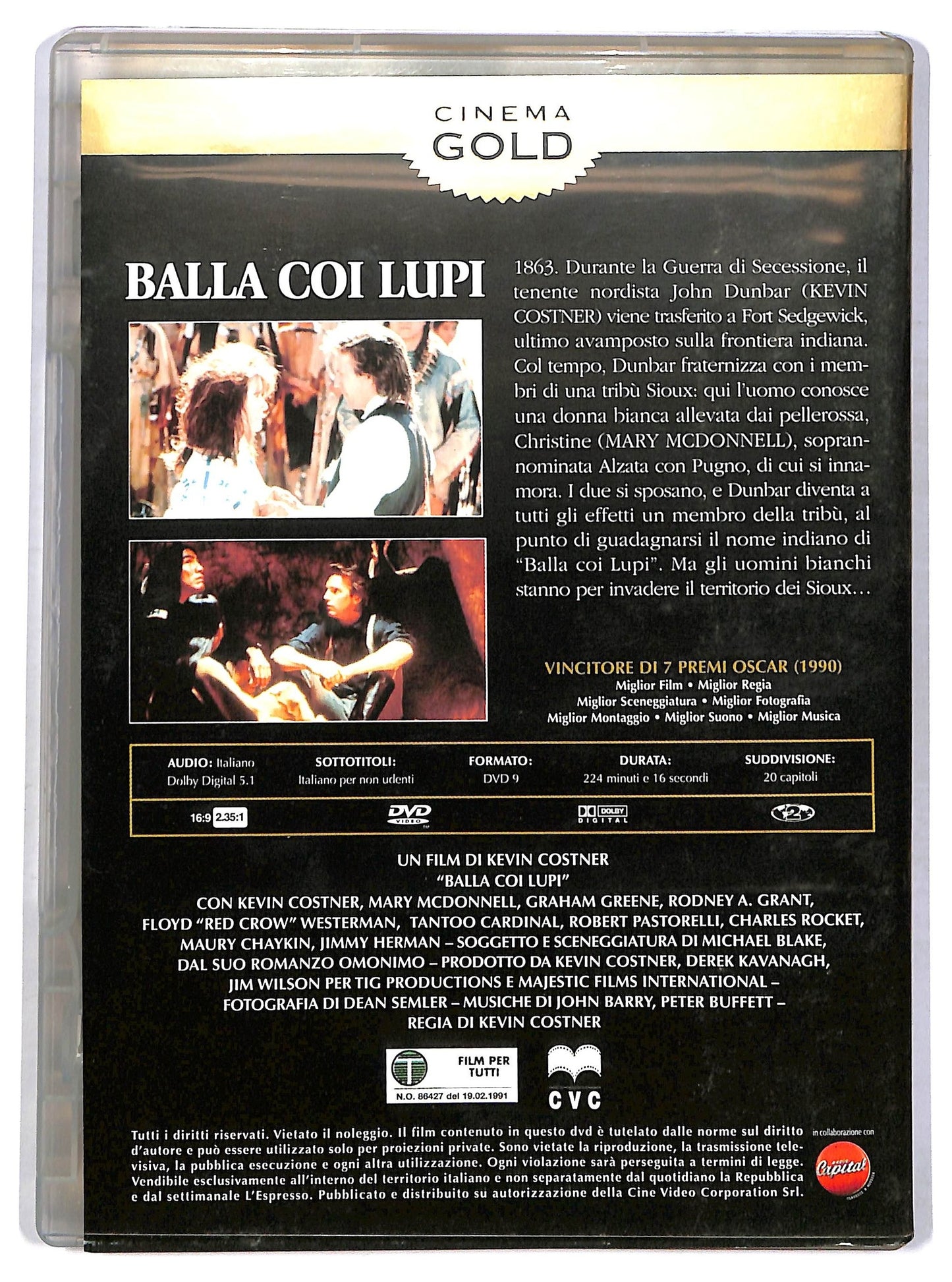 EBOND Balla coi Lupi EDITORIALE DVD D774003