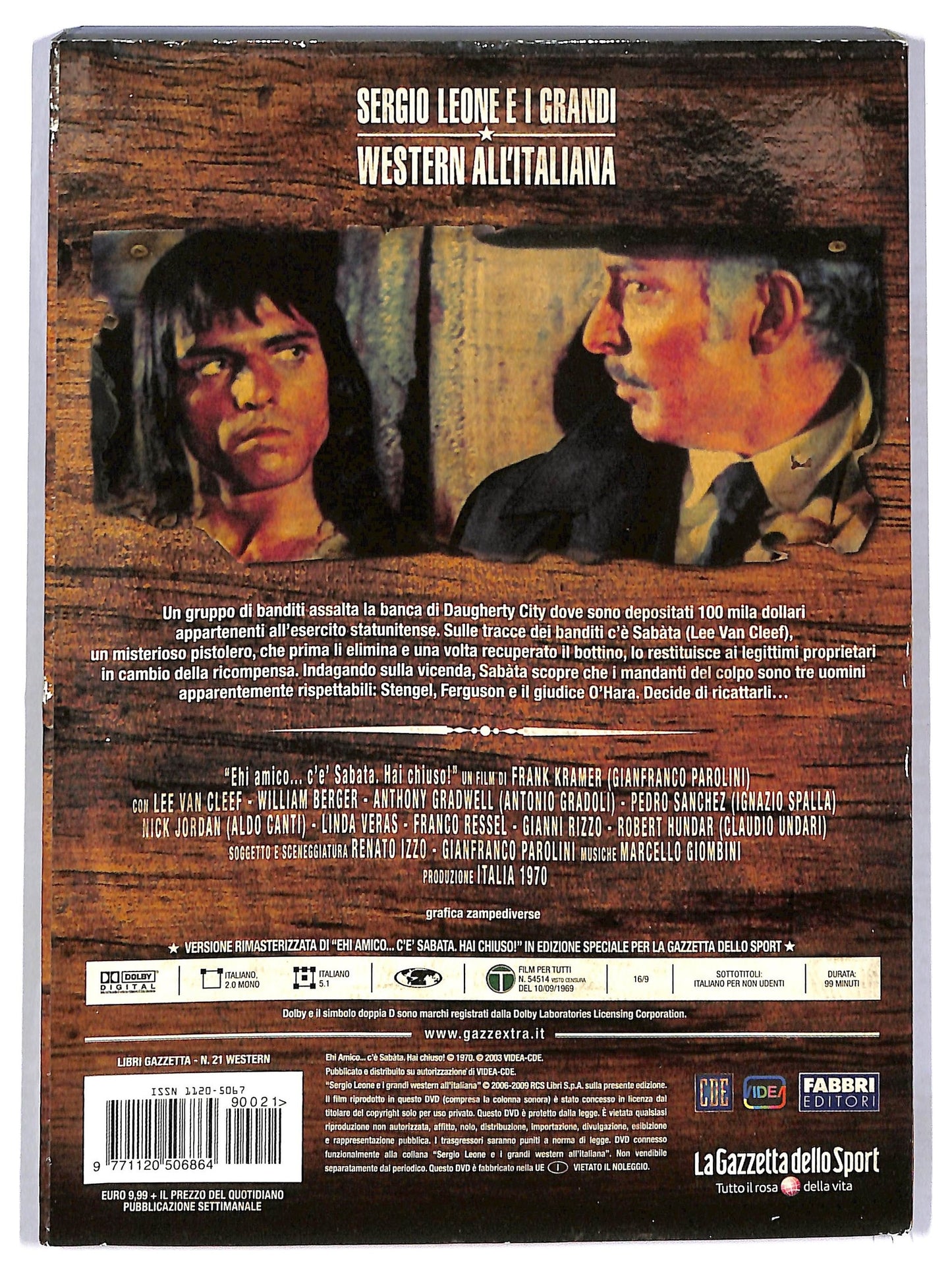 EBOND Ehi Amico... C'e Sabata,Hai Chiuso! EDITORIALE DVD D774042