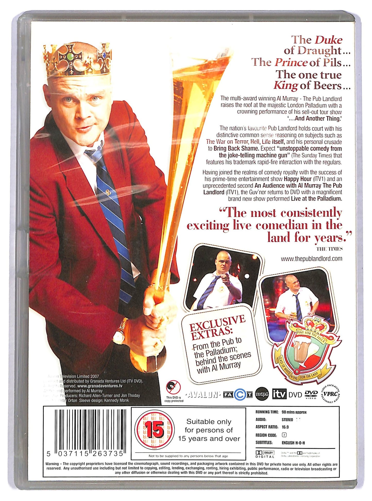 EBOND Al Murray The Pub Landlord Live at The Palladium UK EDITION DVD D774103