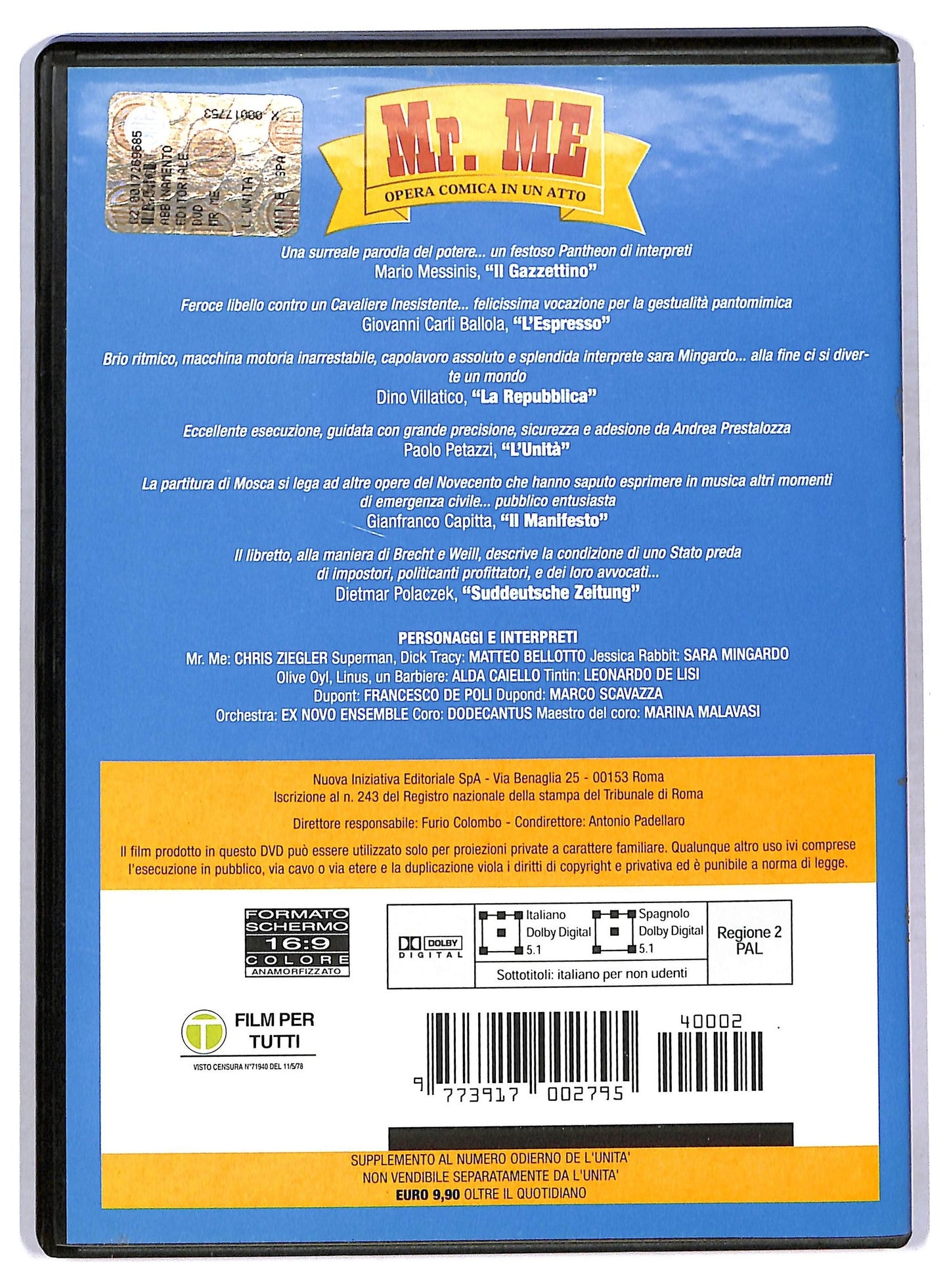 EBOND Mr me 9 EDITORIALE DVD D774105