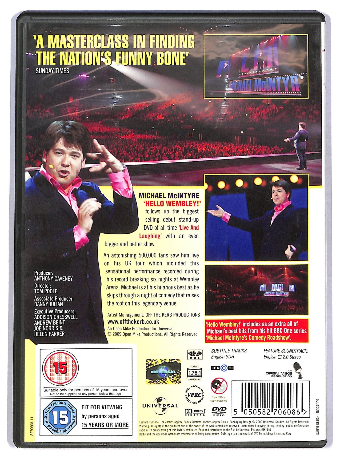 EBOND Michael Mcintyre Hello Wembley edizione UK DVD D774109