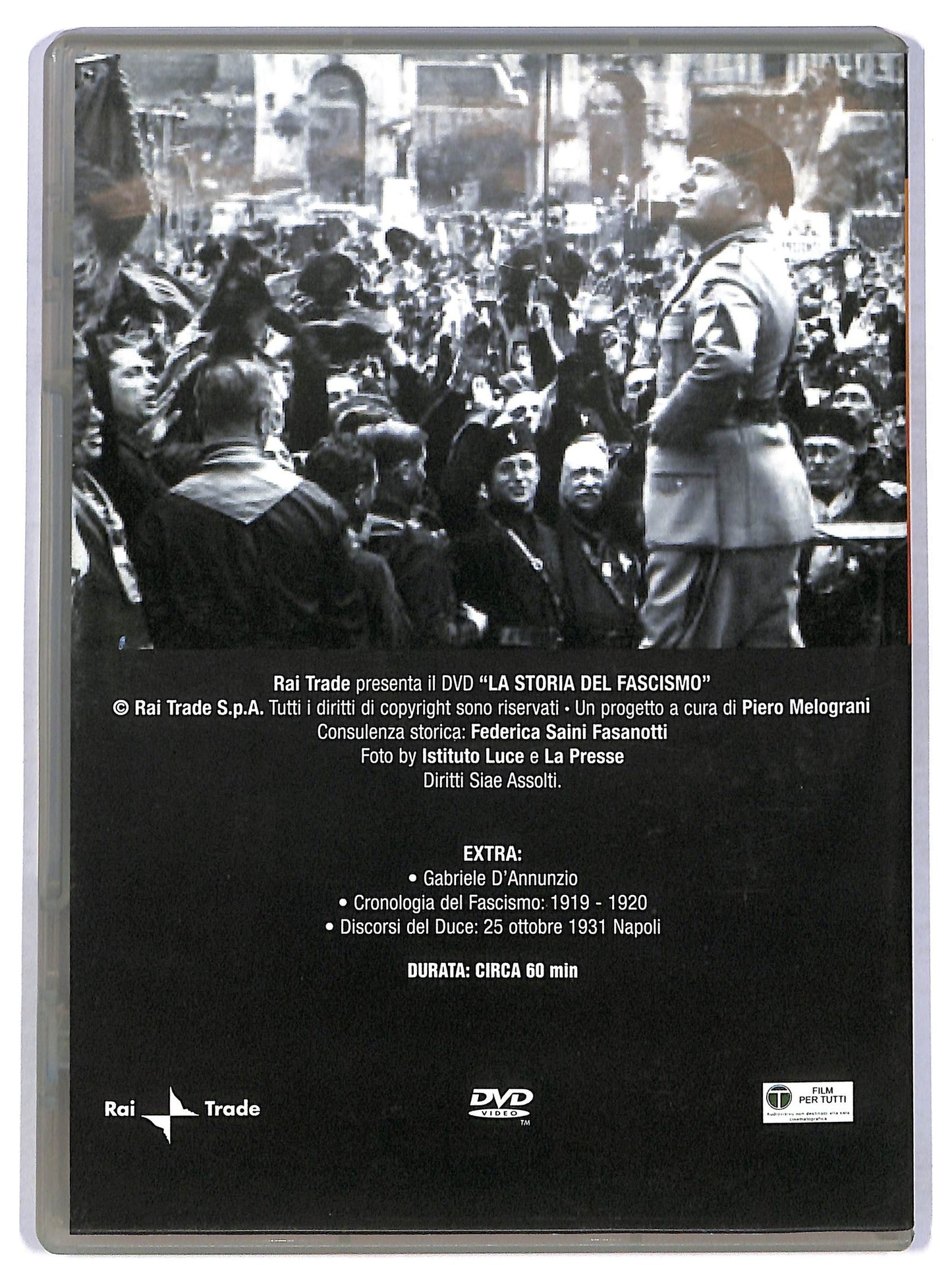 EBOND La storia del fascismo. Le origini (1919-1922), EDITORIALE DVD D774110