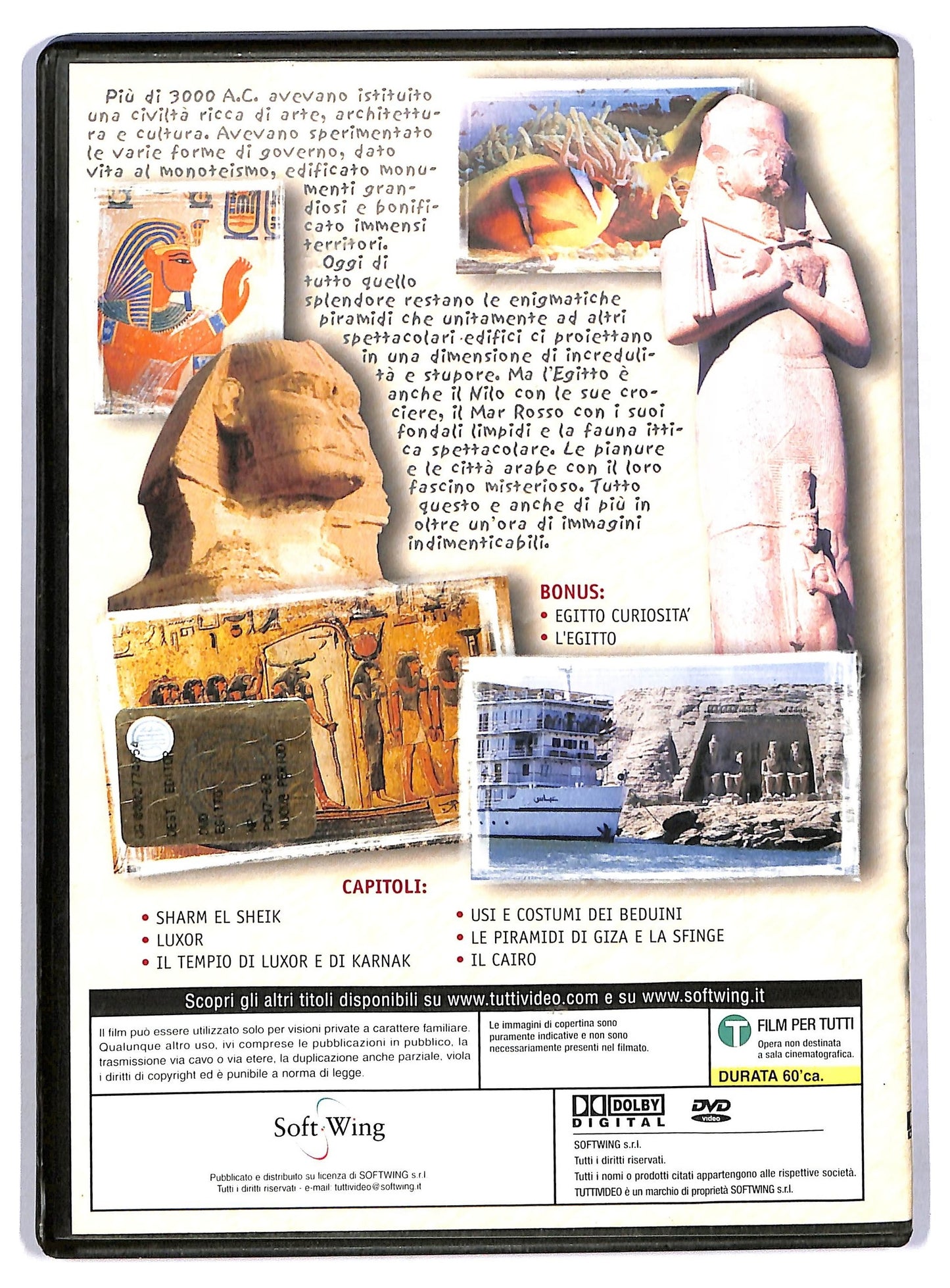 EBOND Egitto : il fascino immortale di un'antica civilta?. - EDITORIALE DVD D774116