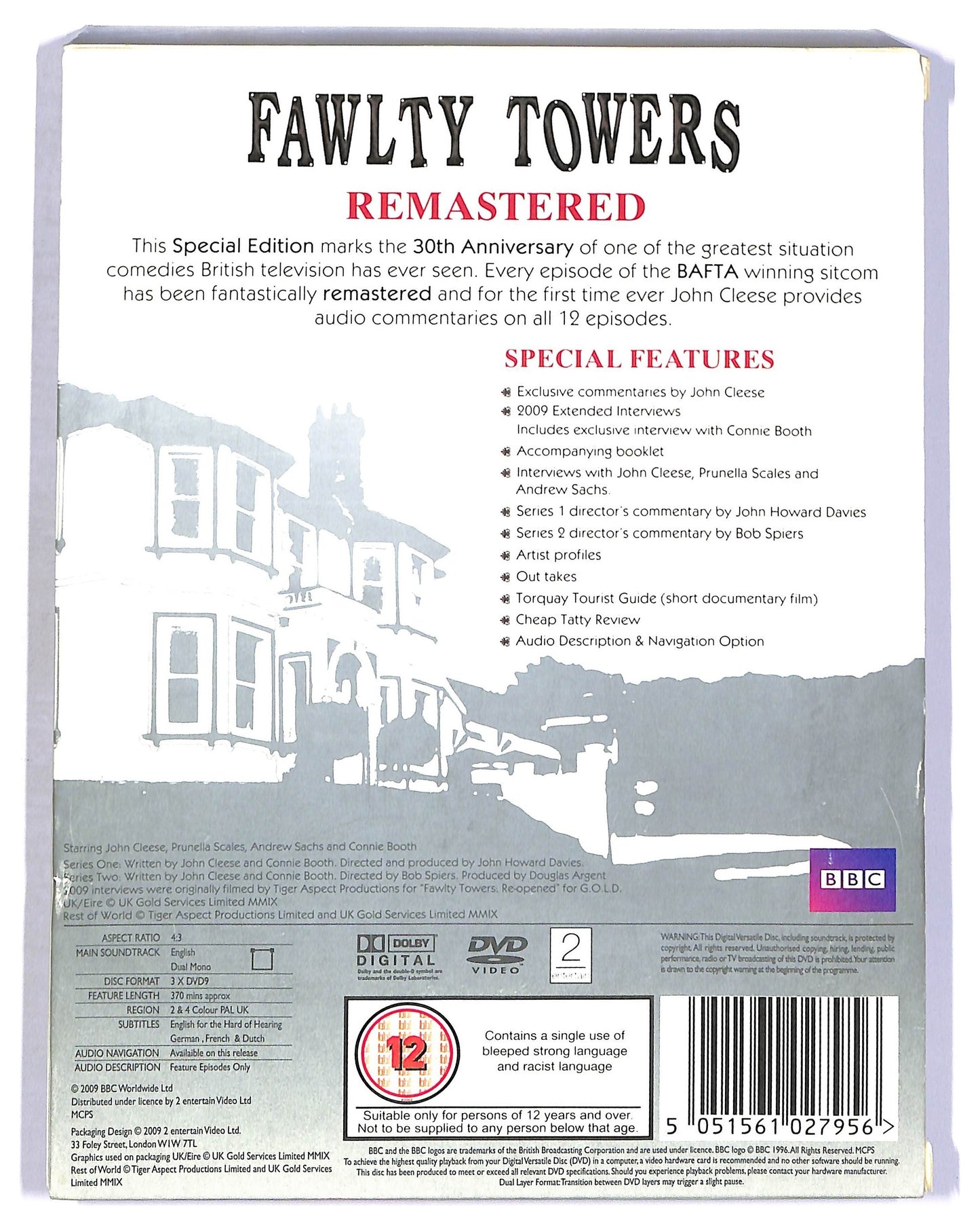 EBOND Fawlty Towers Remastered - 3 dischi DVD D774119