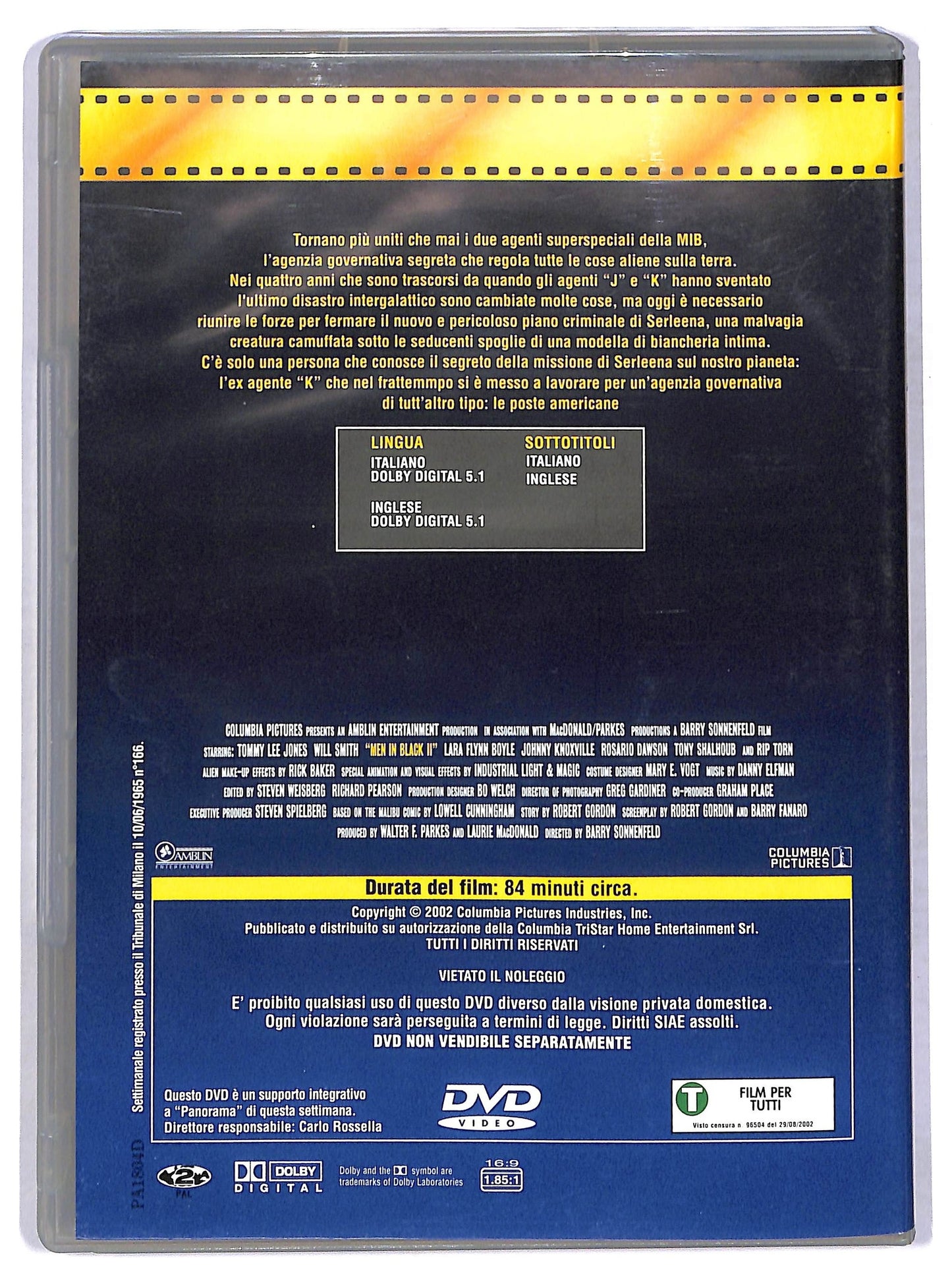 EBOND Men in Black II EDITORIALE DVD D774142