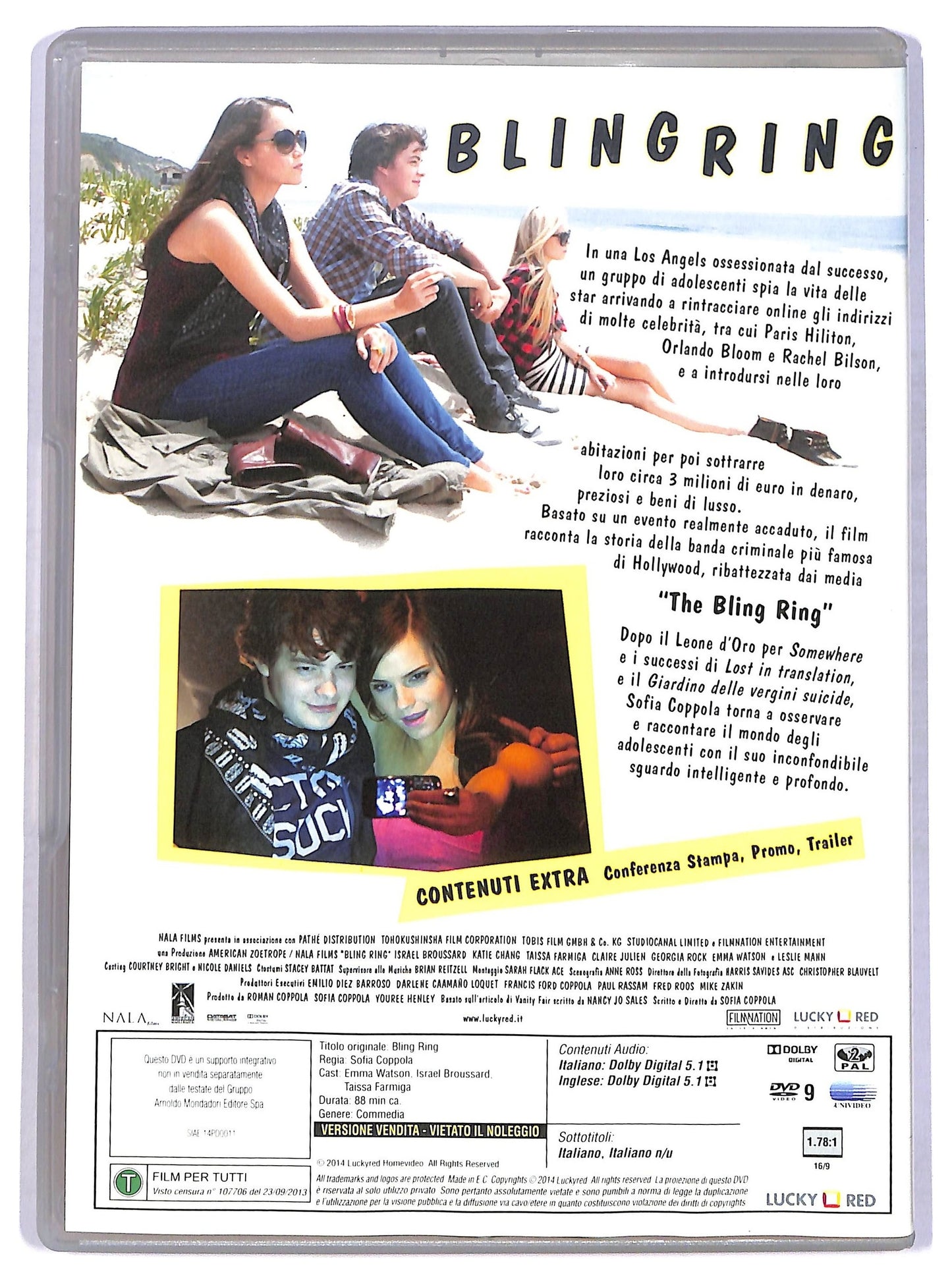 EBOND Bling Ring EDITORIALE DVD D774204