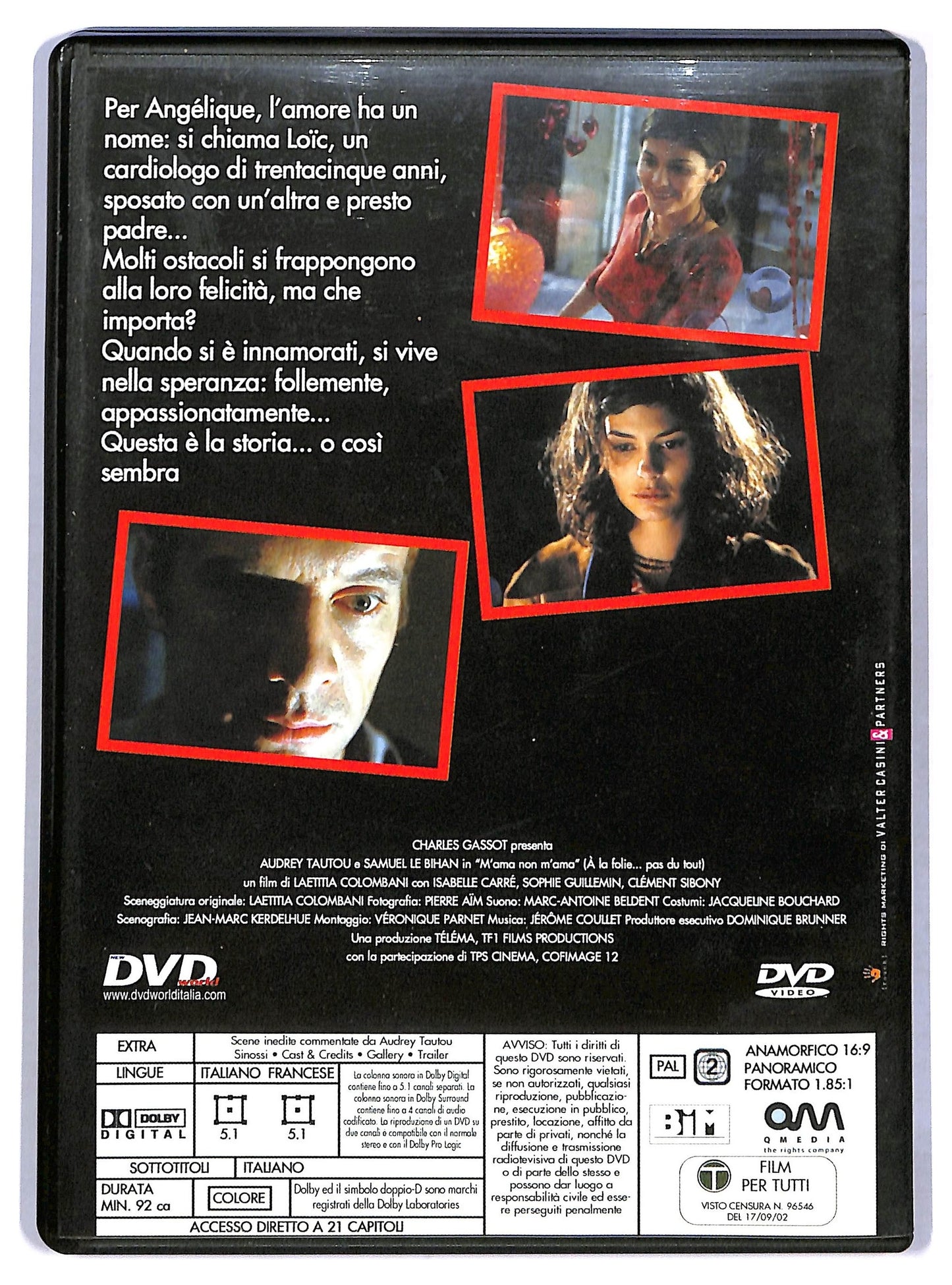EBOND M'ama non m'ama EDITORIALE DVD D774259