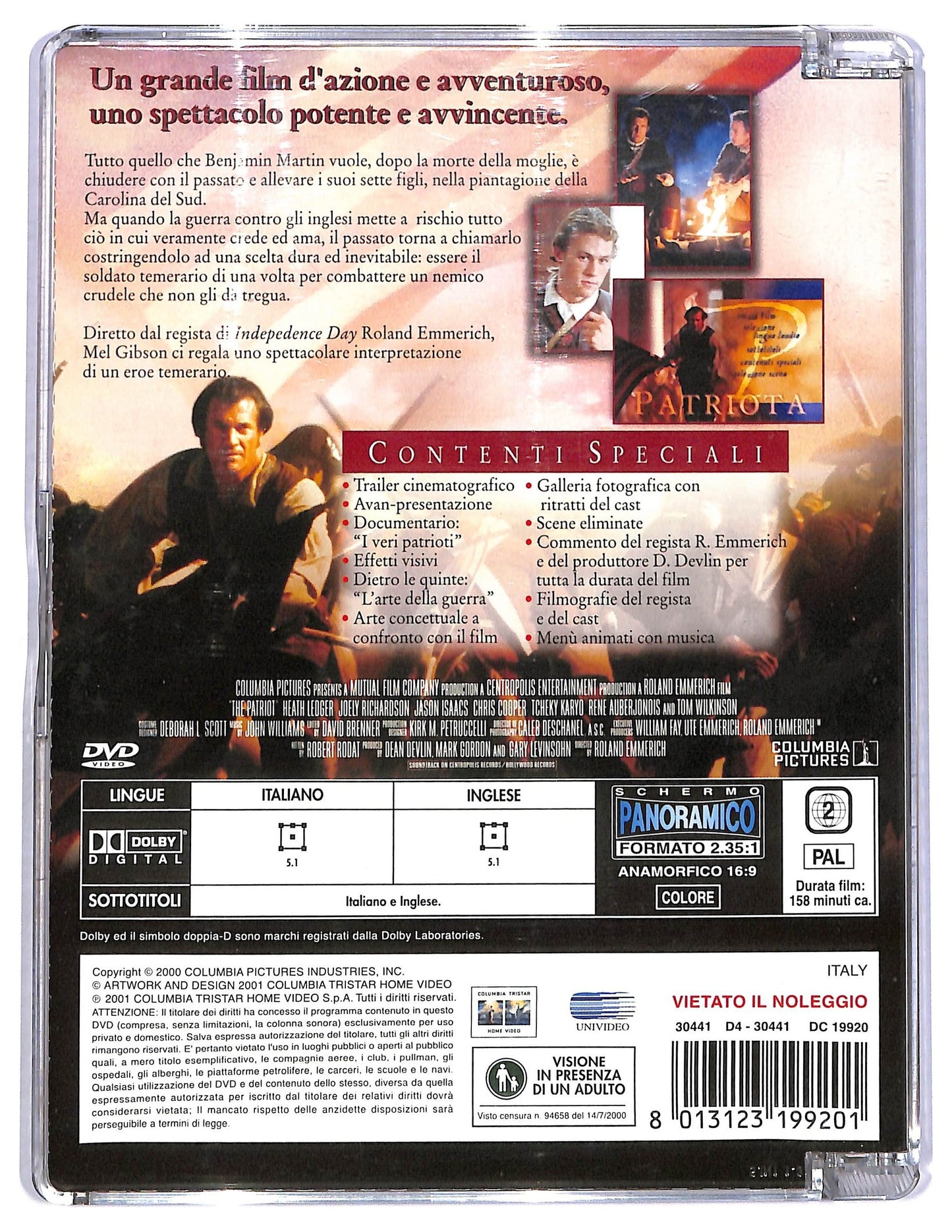 EBOND Il patriota SJB DVD D774260