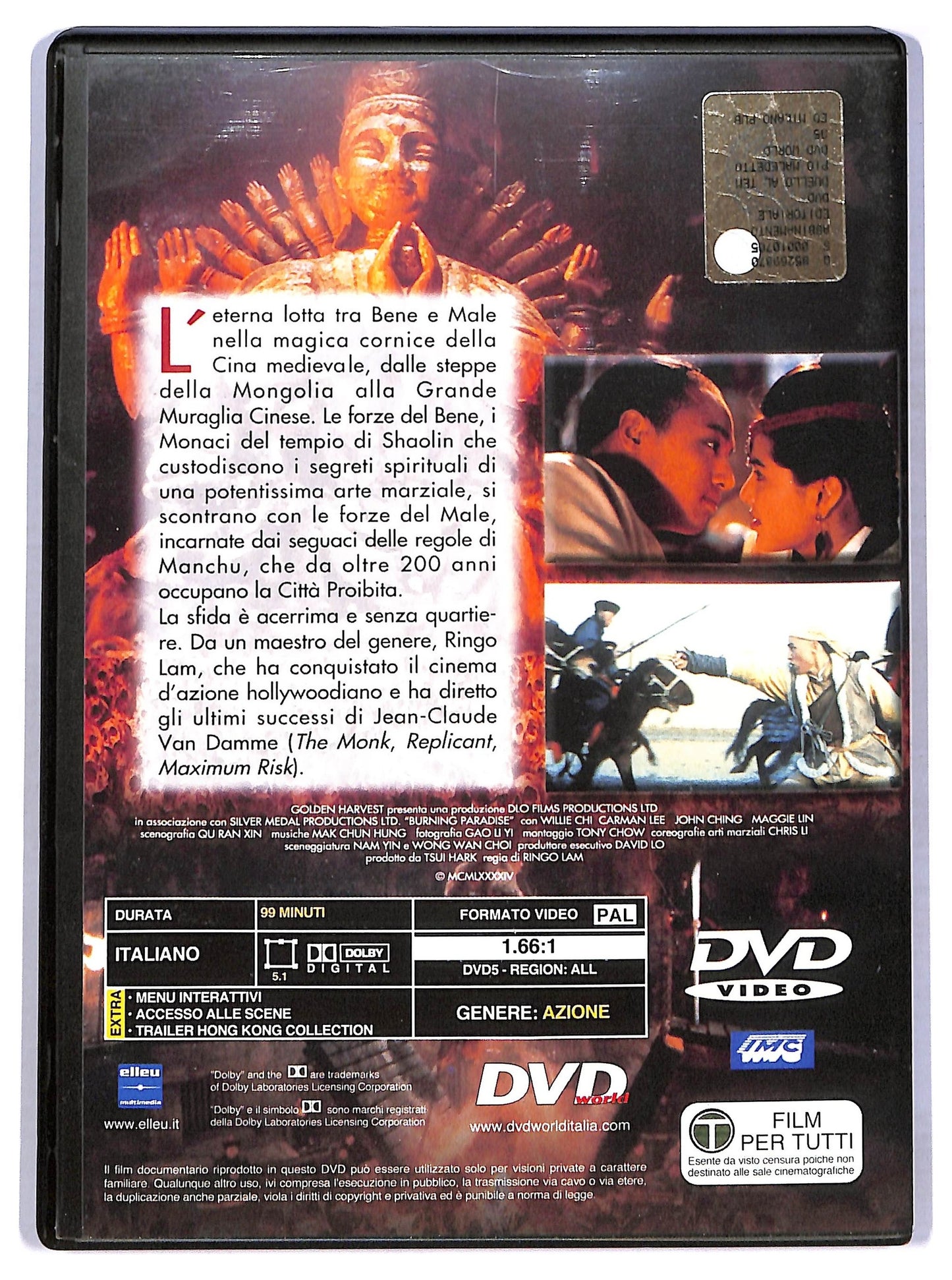 EBOND Duello al tempio maledetto EDITORIALE DVD D774338