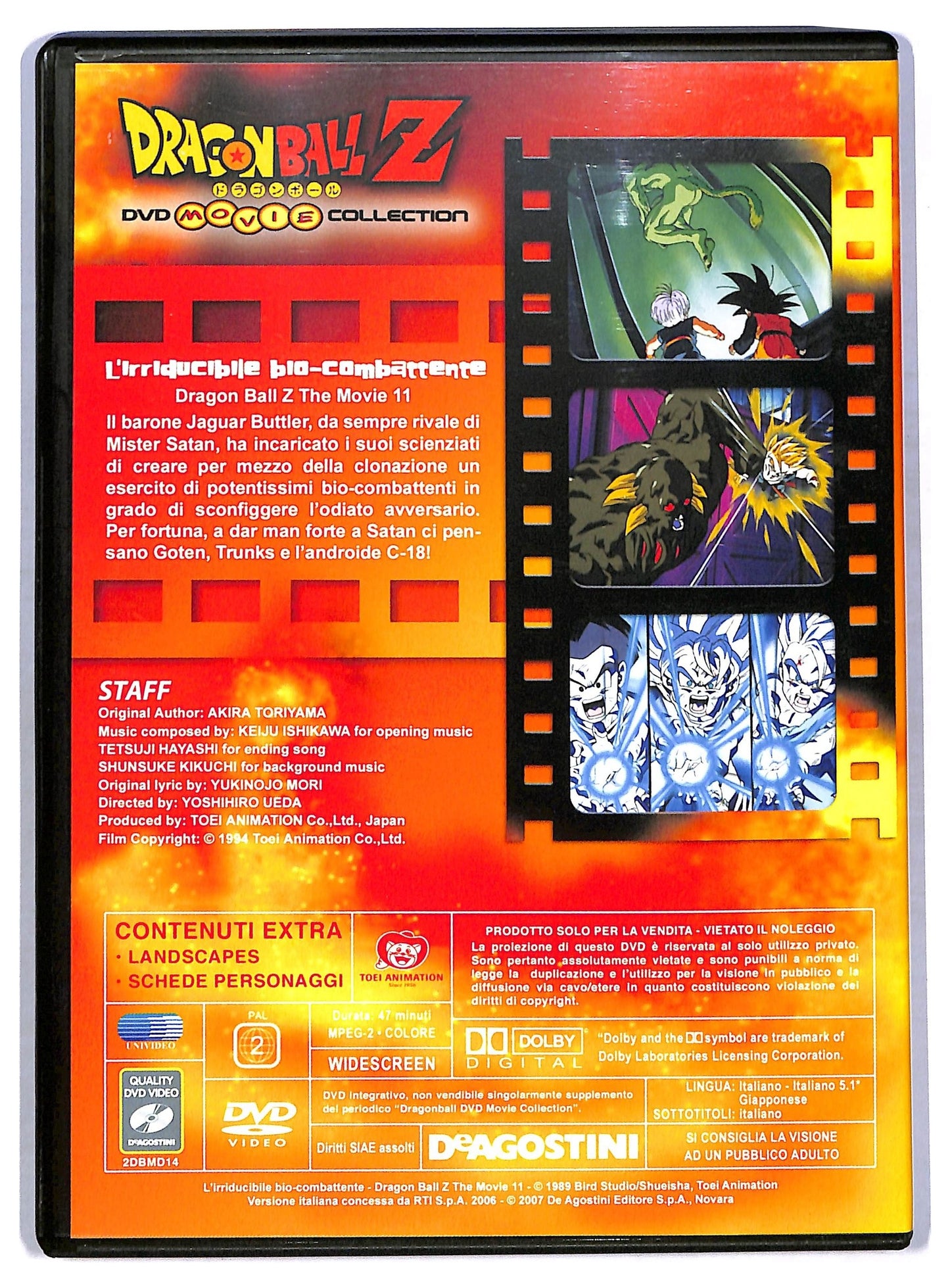 EBOND Dragonball Z L'Irriducibile Bio-Combattente EDITORIALE DVD D774361