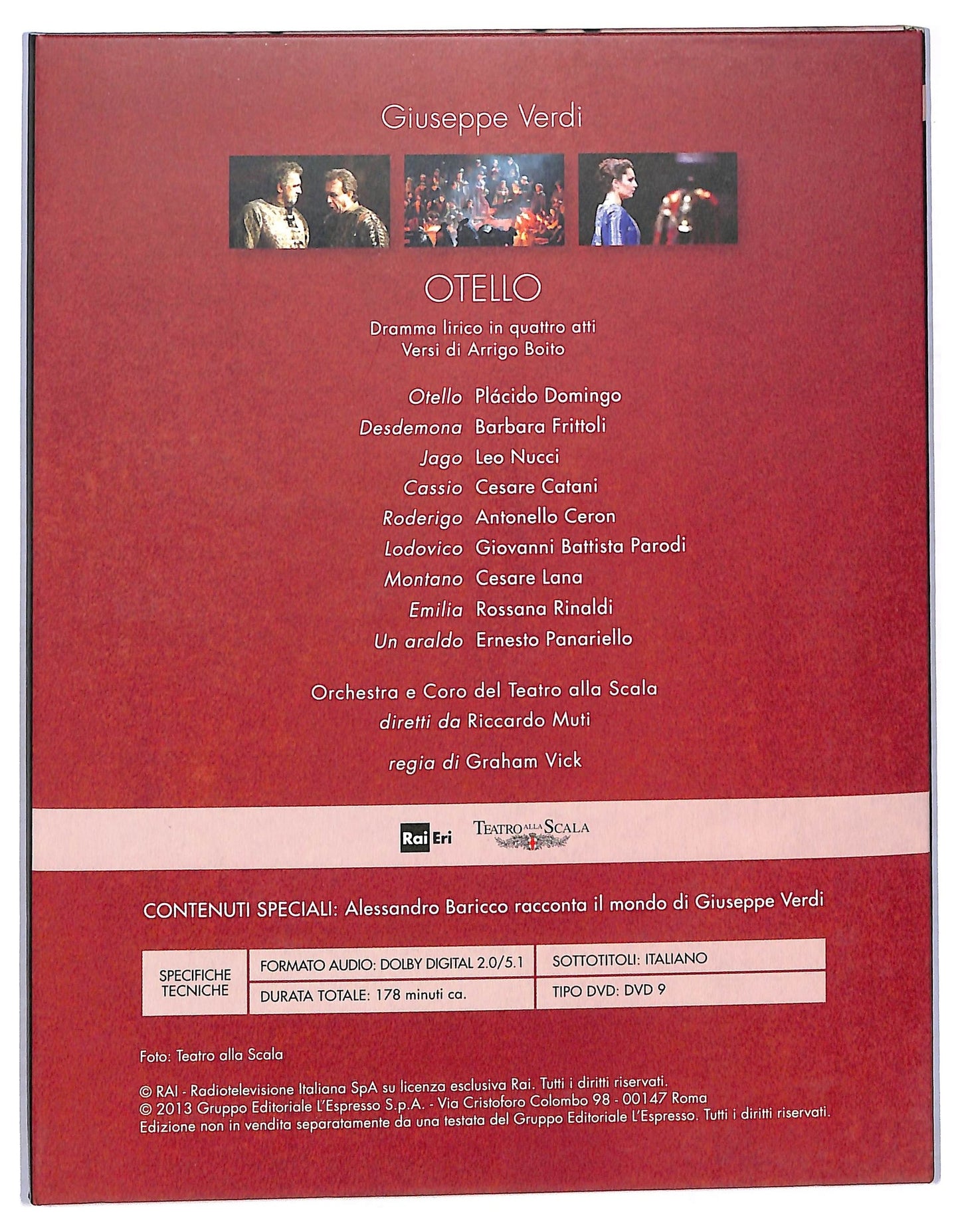 EBOND Viva Verdi 1813/2013 Otello vol. 1 EDITORIALE DVD D774402