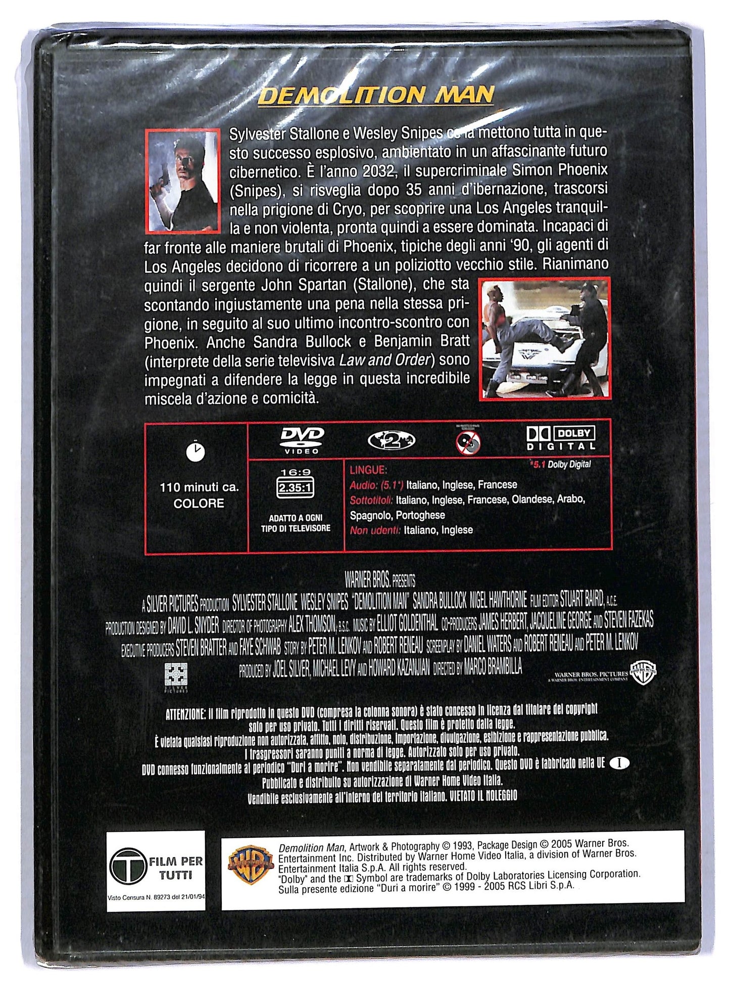 EBOND Demolition Man EDITORIALE DVD D774422