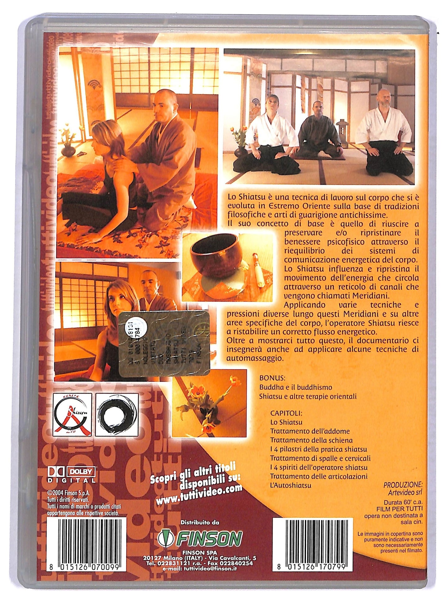 EBOND IL Massaggio Shiatsu EDITORIALE DVD D774425