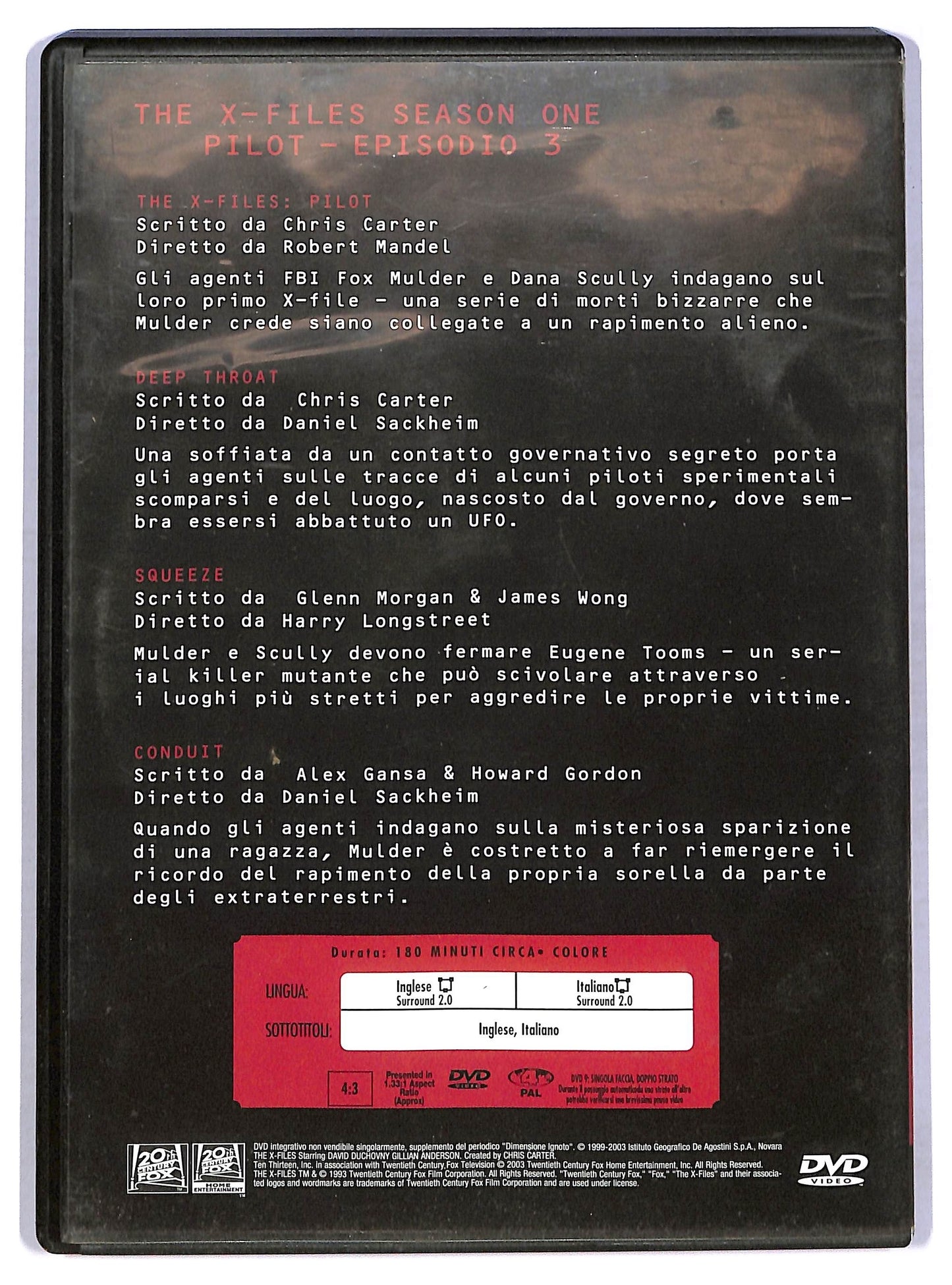 EBOND The X-Files collection - season one volume 1 EDITORIALE DVD D774452