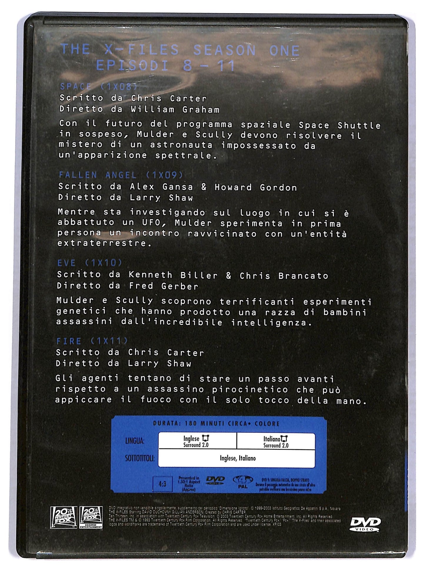 EBOND The X Files Collection Vol 3 Stagione 1 EDITORIALE DVD D774453