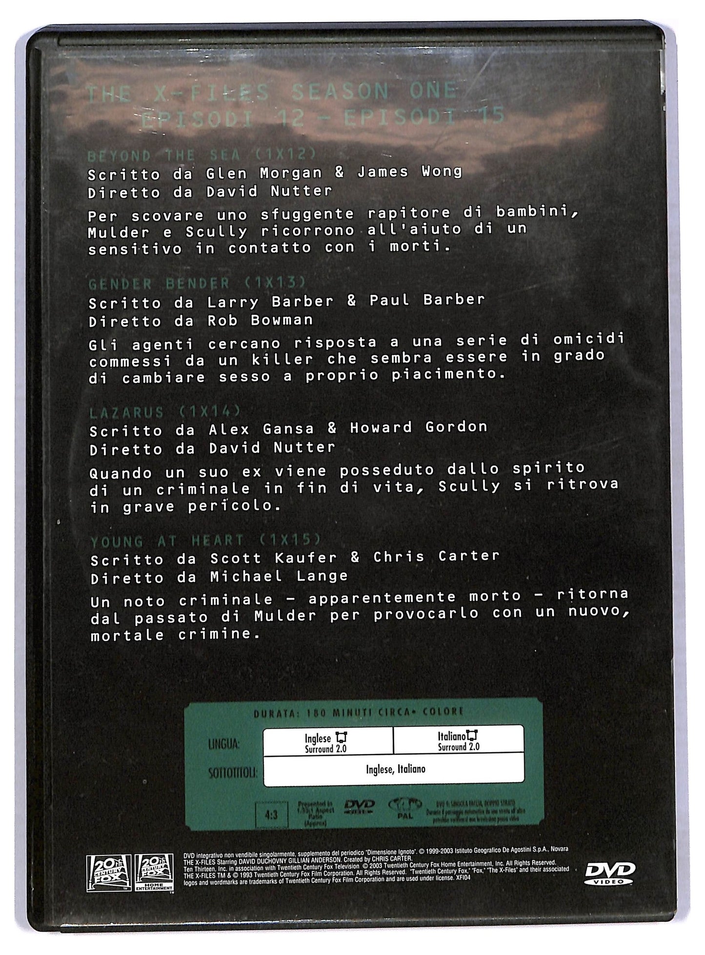 EBOND The X-Files Collection - Stagione 1 Volume 4 EDITORIALE DVD D774454