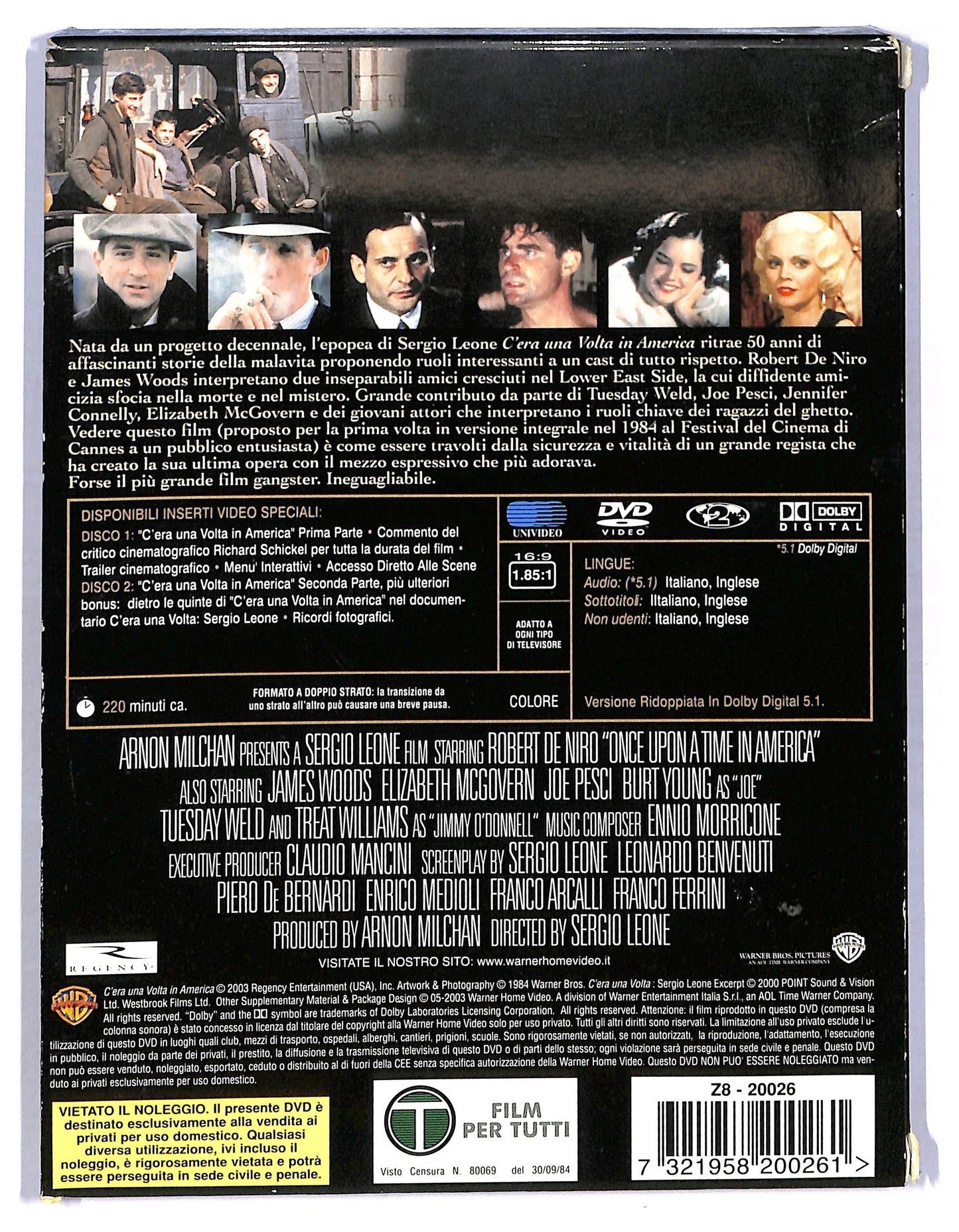 EBOND C'era una volta in america SPECIAL EDITION DVD D774457