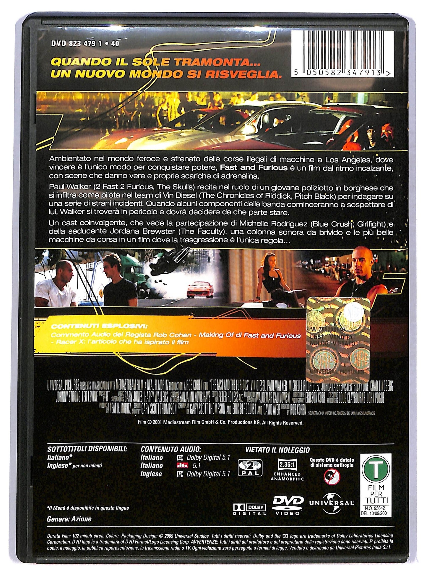 EBOND fast and furious, volume 1 DVD D774510