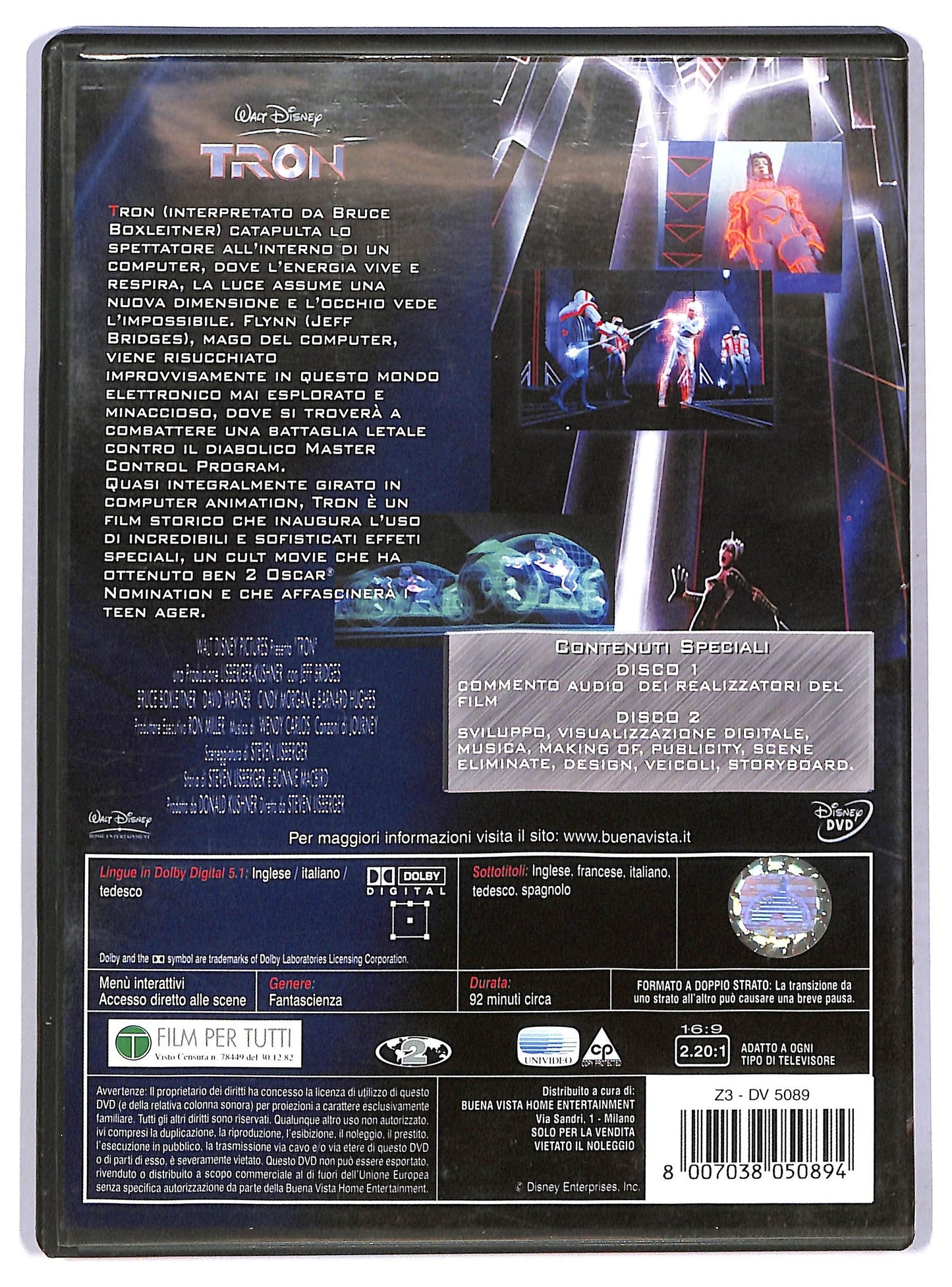 EBOND Tron edizione speciale 2 dischi DVD D774516