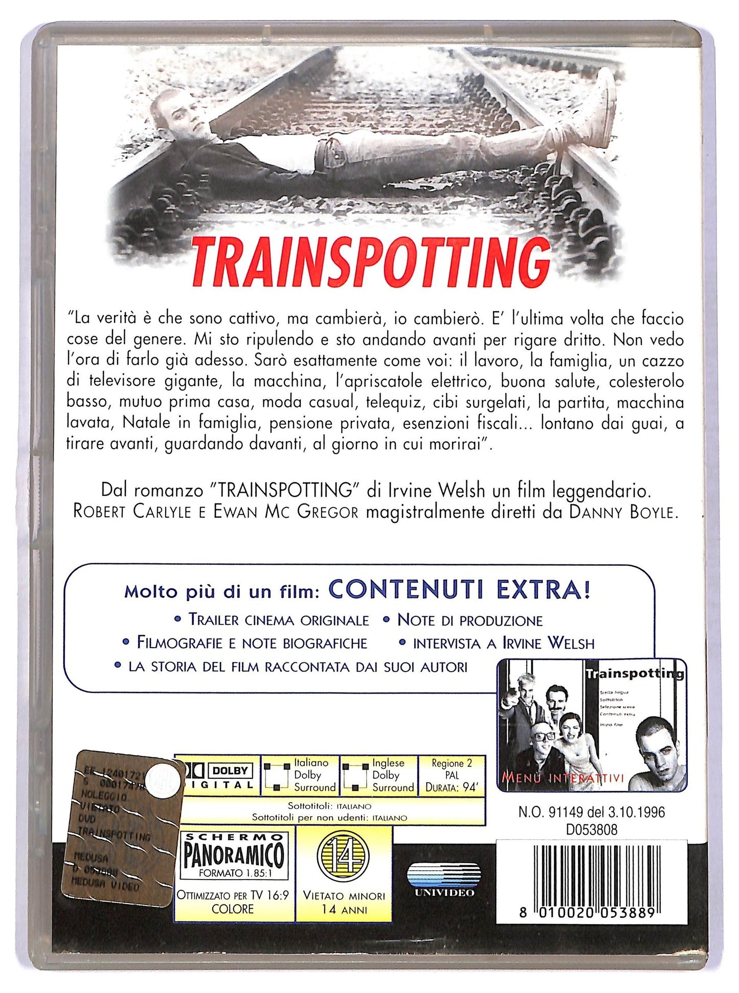 EBOND trainspotting DVD D774522
