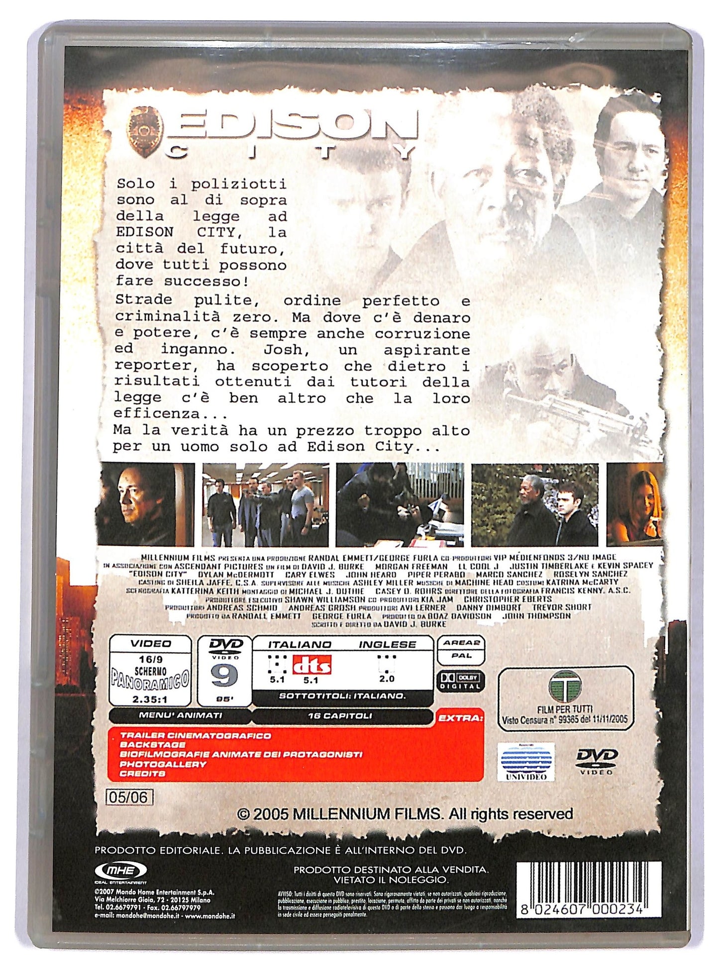 EBOND Edison City EDITORIALE DVD D774524