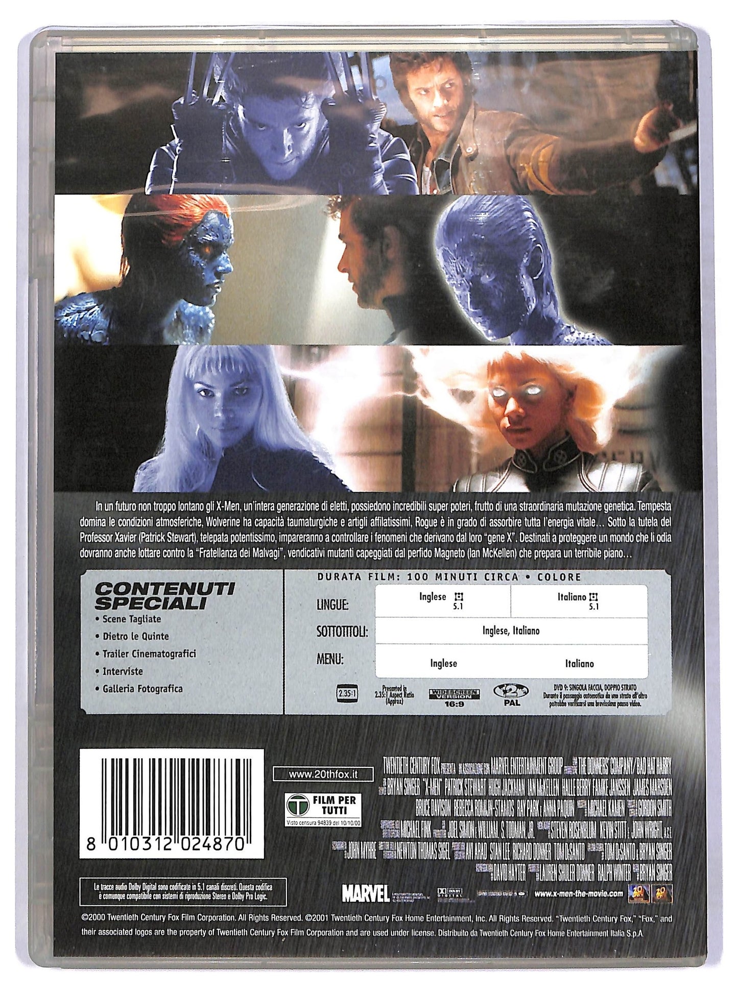EBOND X-Men (film) DVD D774531