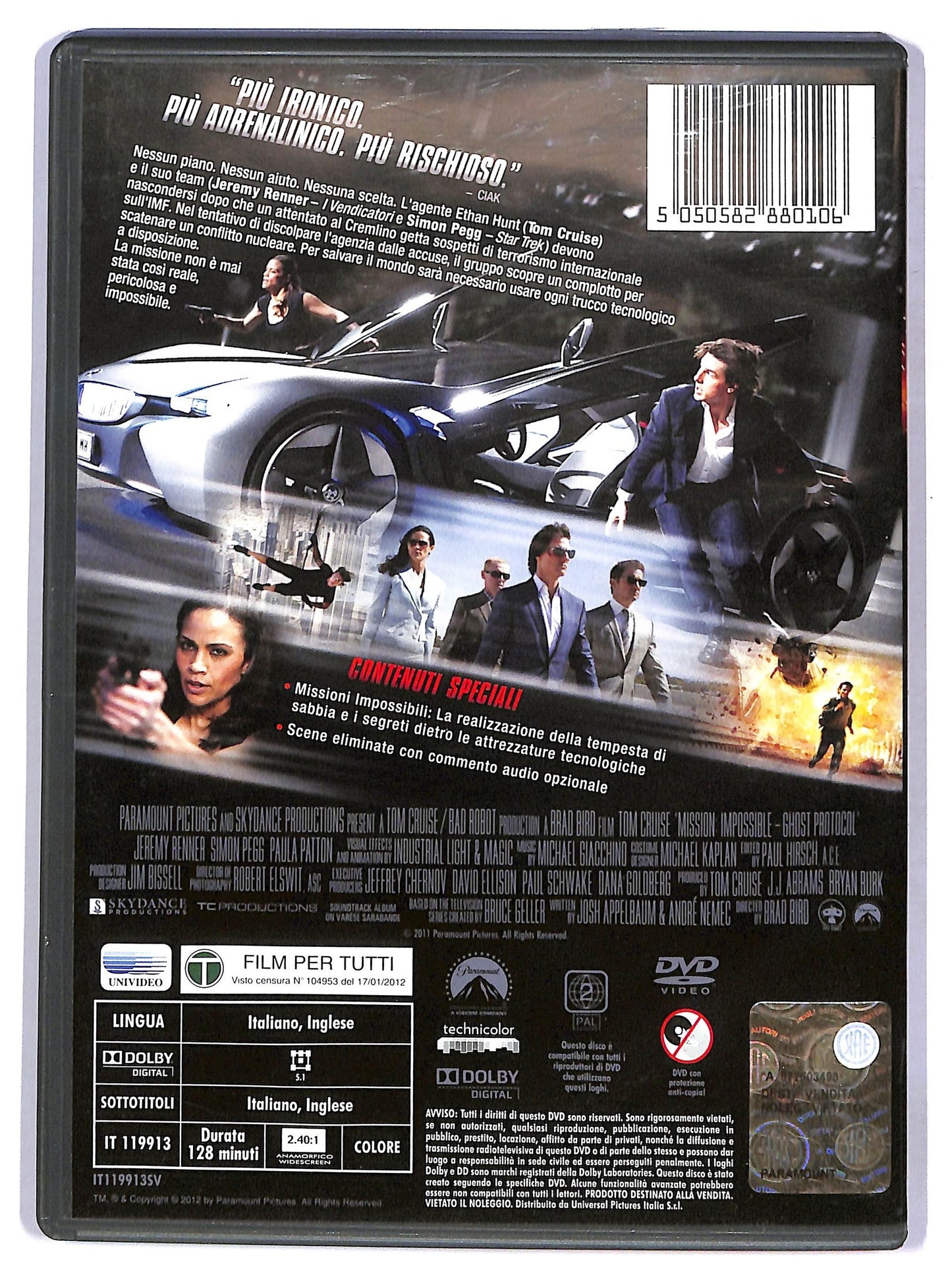 EBOND Mission: Impossible - Protocollo Fantasma DVD D774541