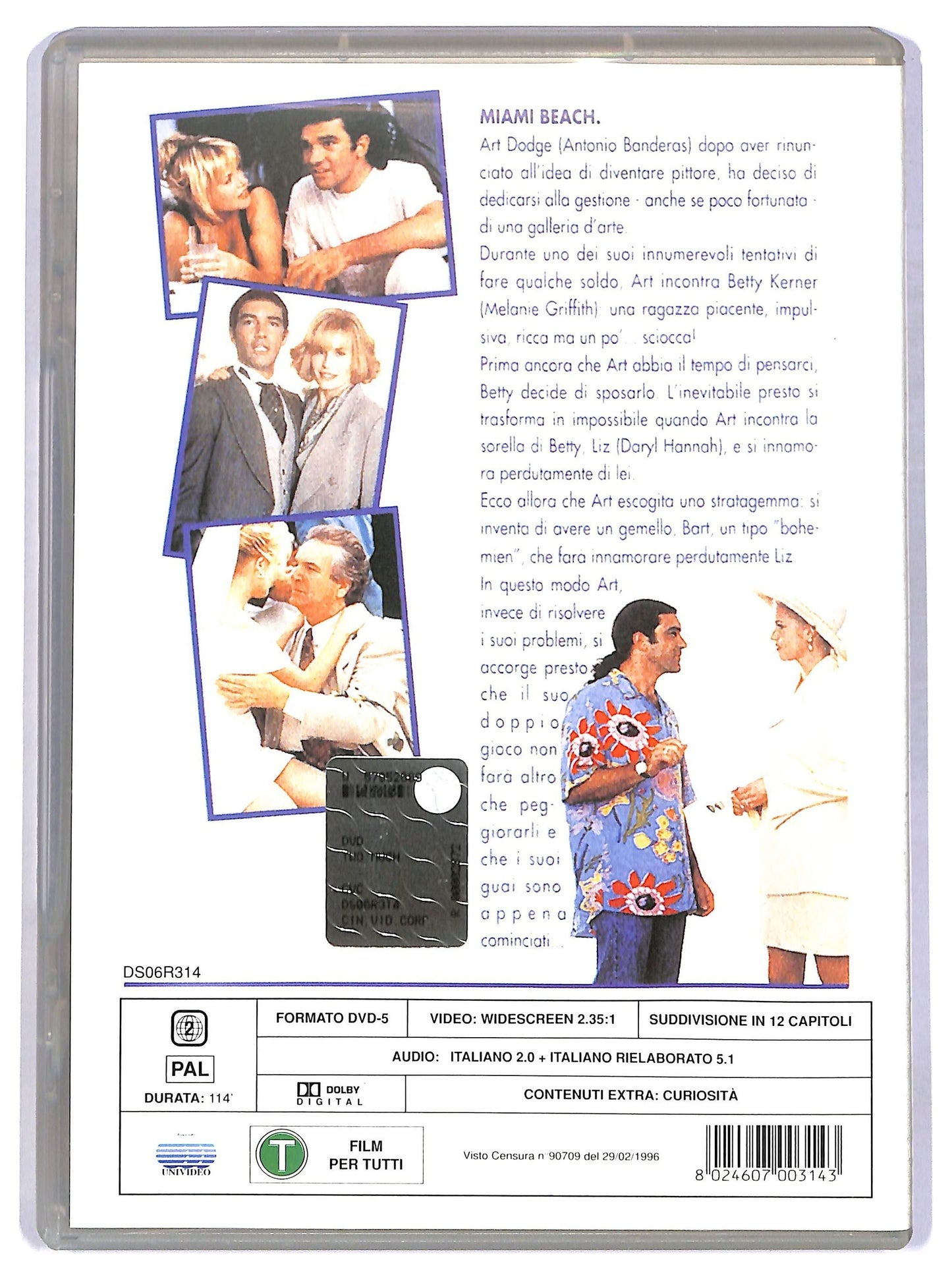 EBOND Two Much - Uno Di Troppo Con Antonio Banderas DVD D774554