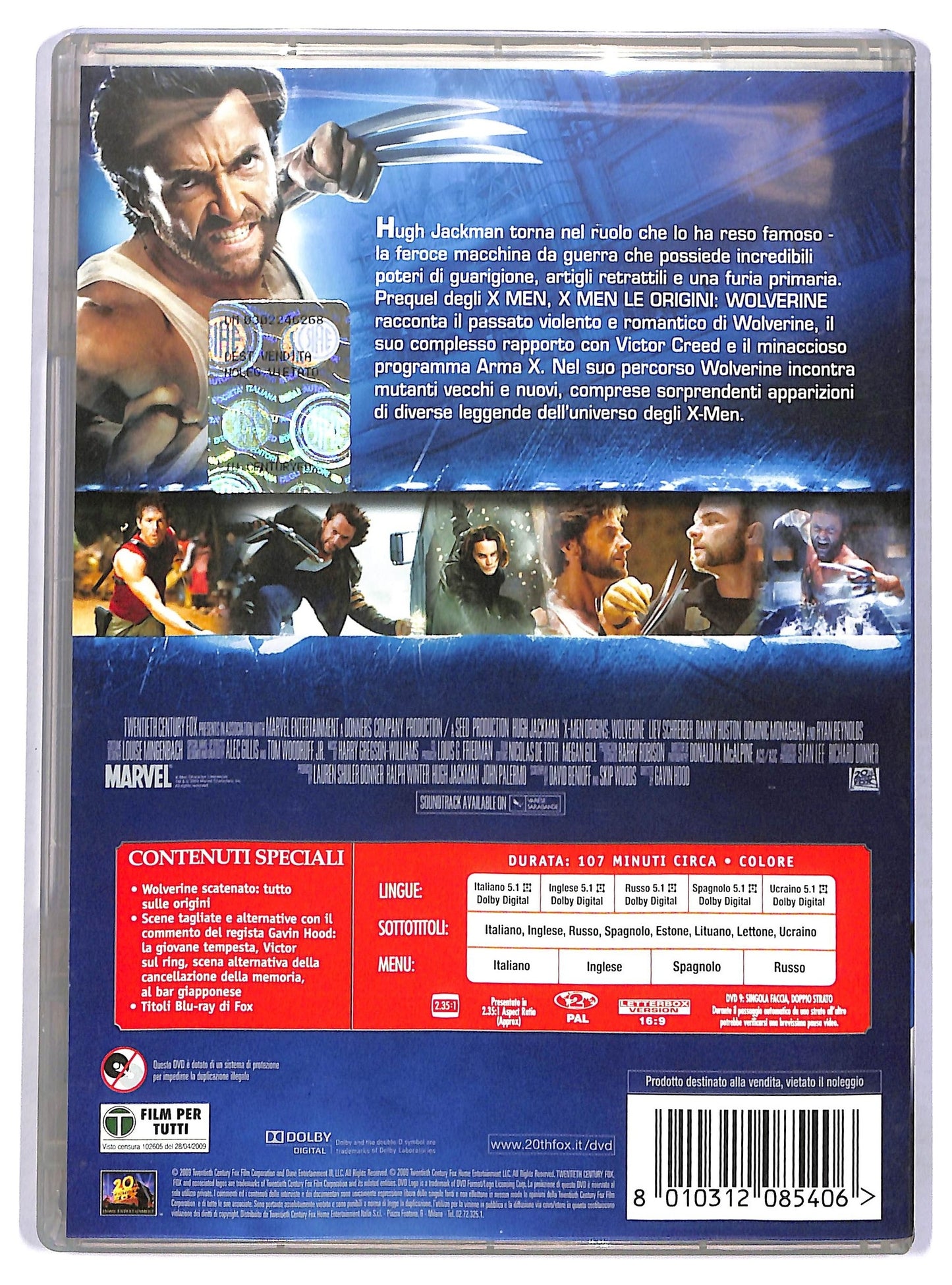 EBOND X - Men le origini Wolverine DVD D774555