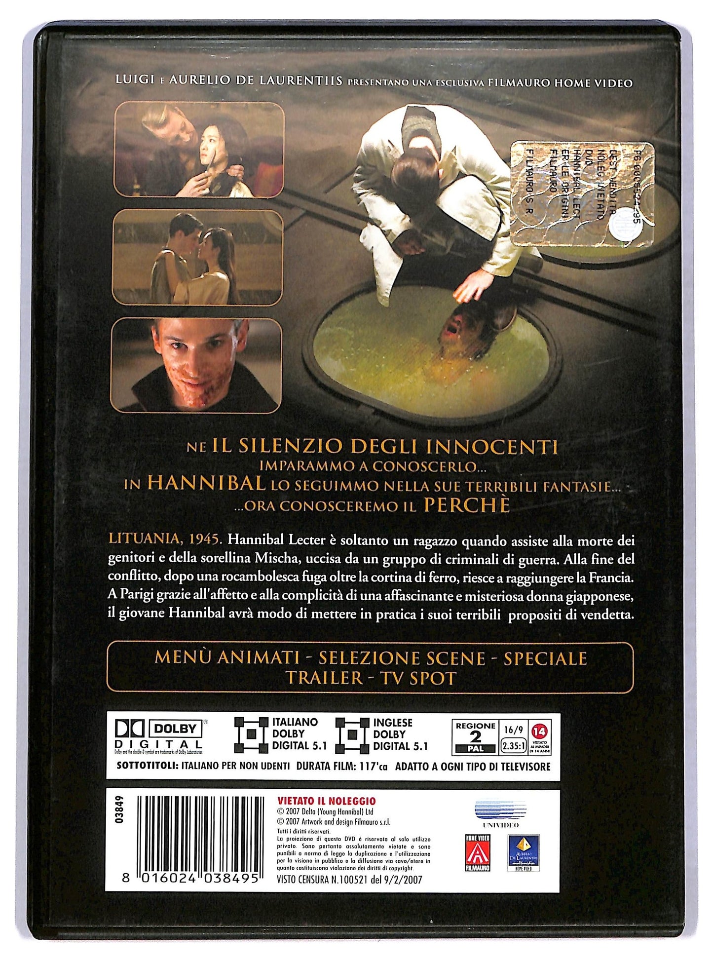 EBOND hannibal lecter - le origini del male DVD D774614