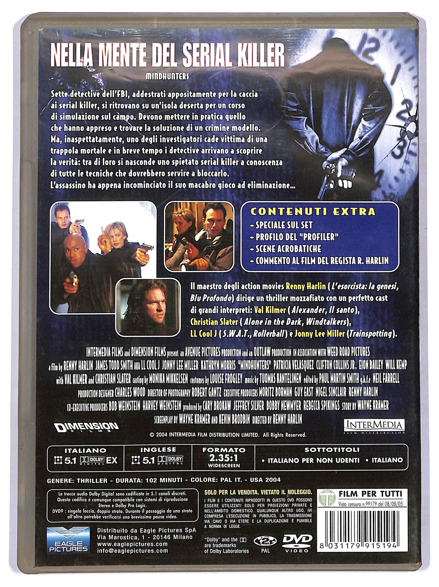 EBOND nella mente del serial killer DVD D774631