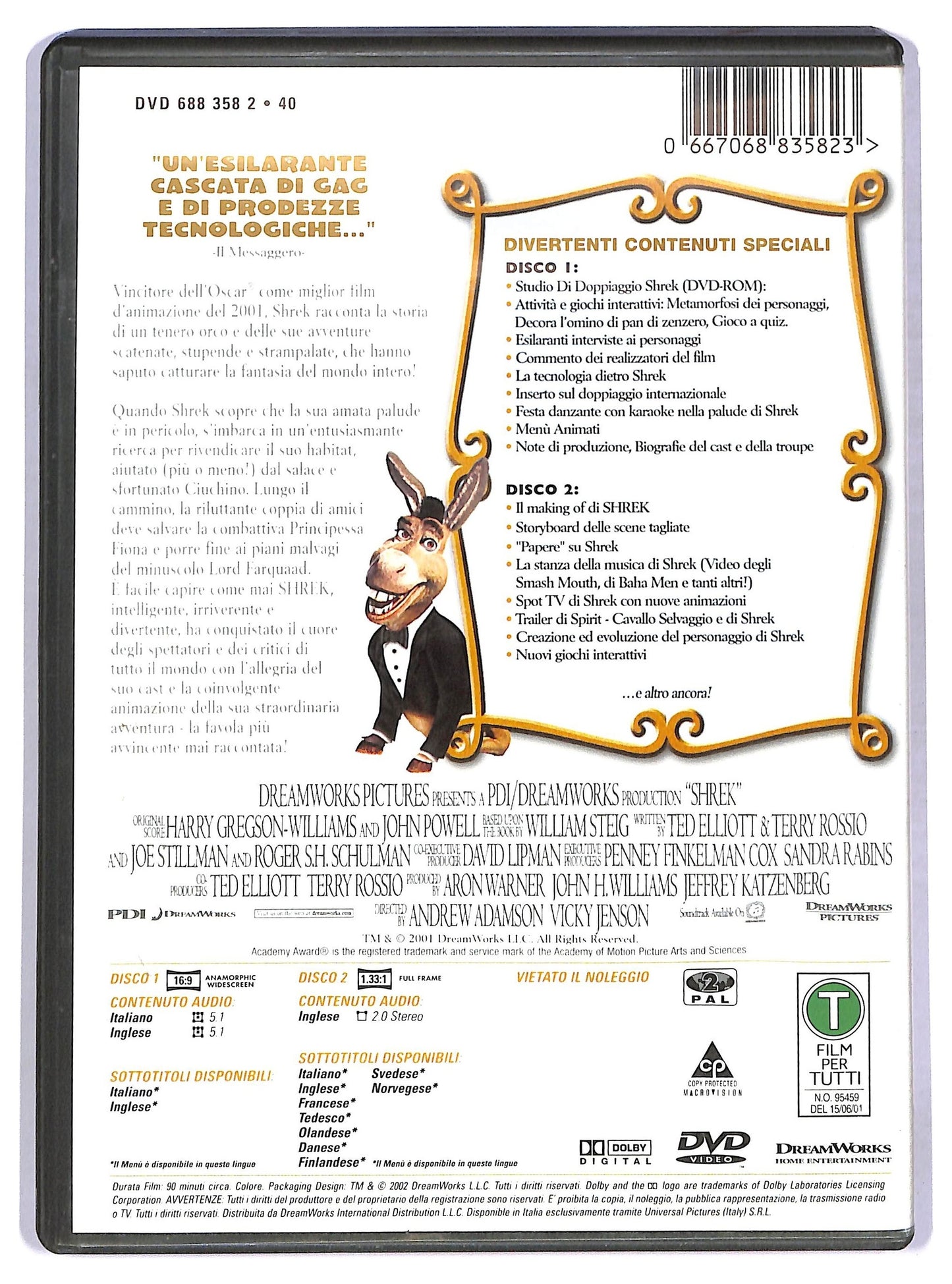 EBOND Shrek (edizione speciale) DVD D774640
