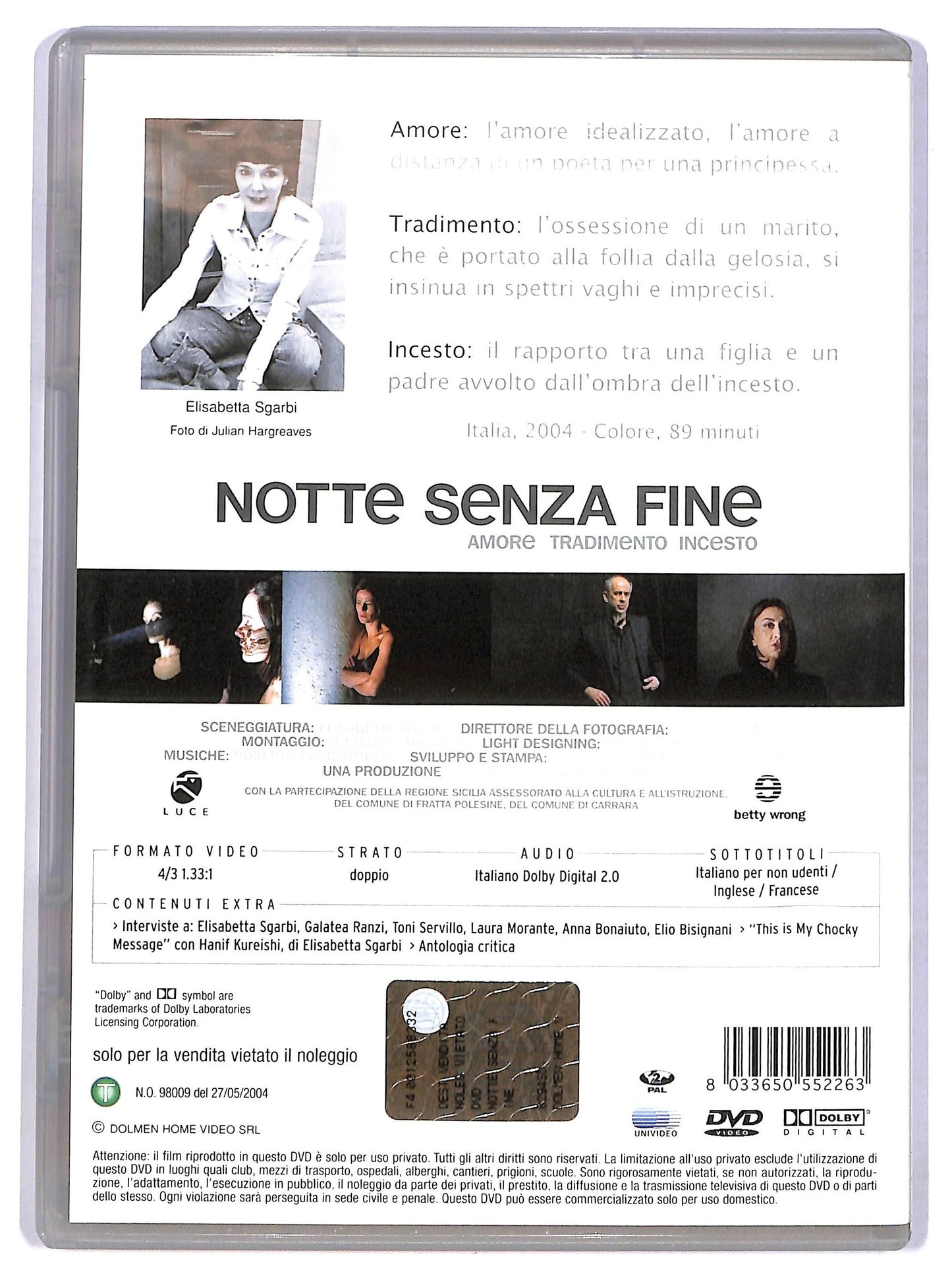 EBOND Notte Senza Fine DVD D774647