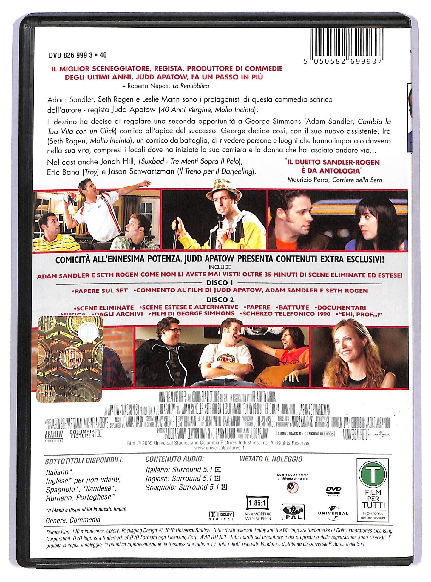EBOND funny people EDIZIONE SPECIALE 2 dischi DVD D774651