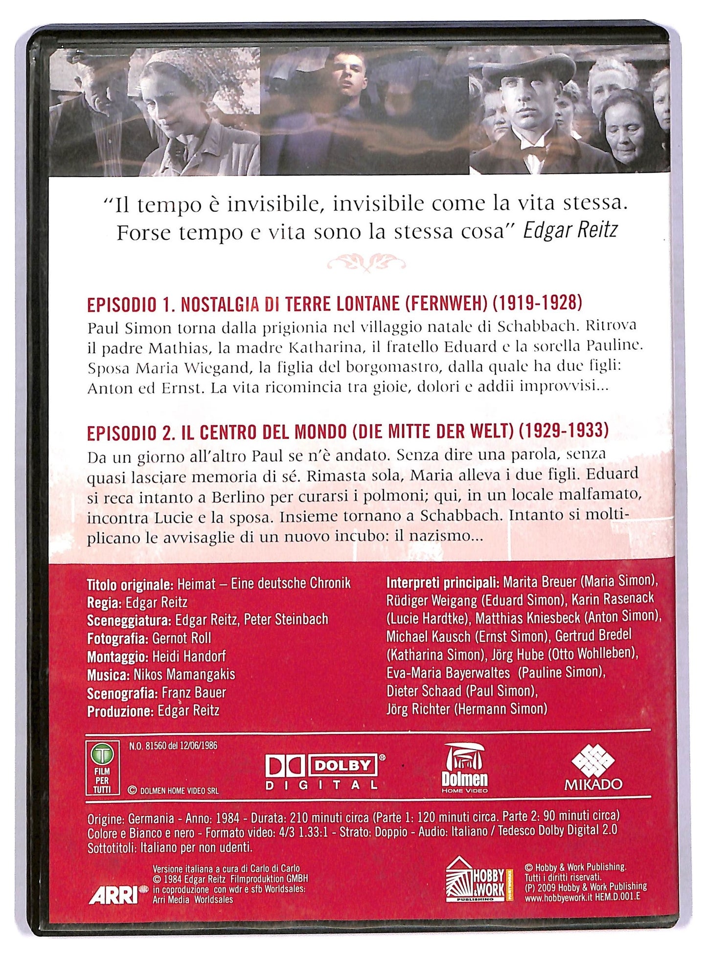 EBOND Heimat volume 1 episodi 1-2 EDITORIALE DVD D774667