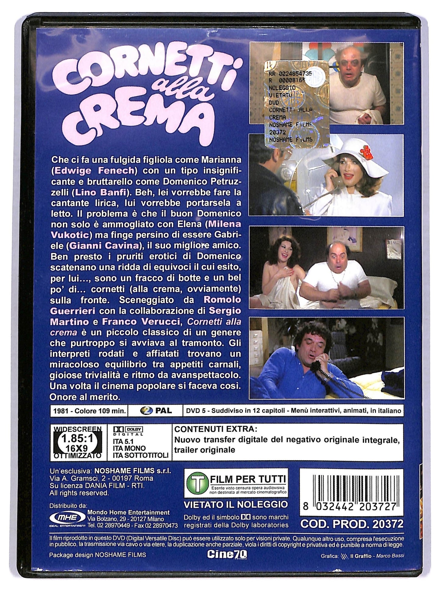 EBOND Cornetti alla crema DVD D774712