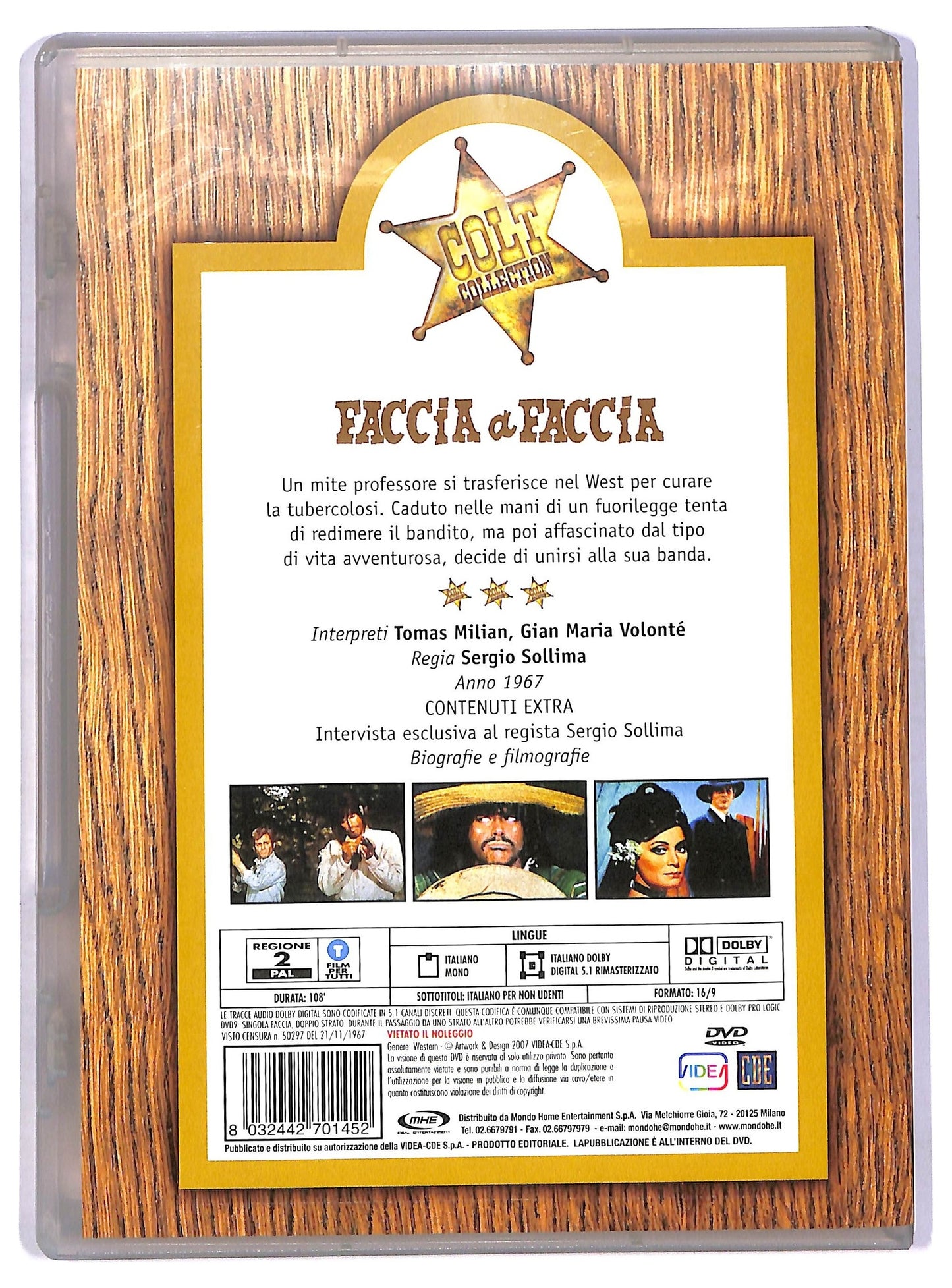 EBOND Faccia a Faccia EDITORIALE DVD D774725