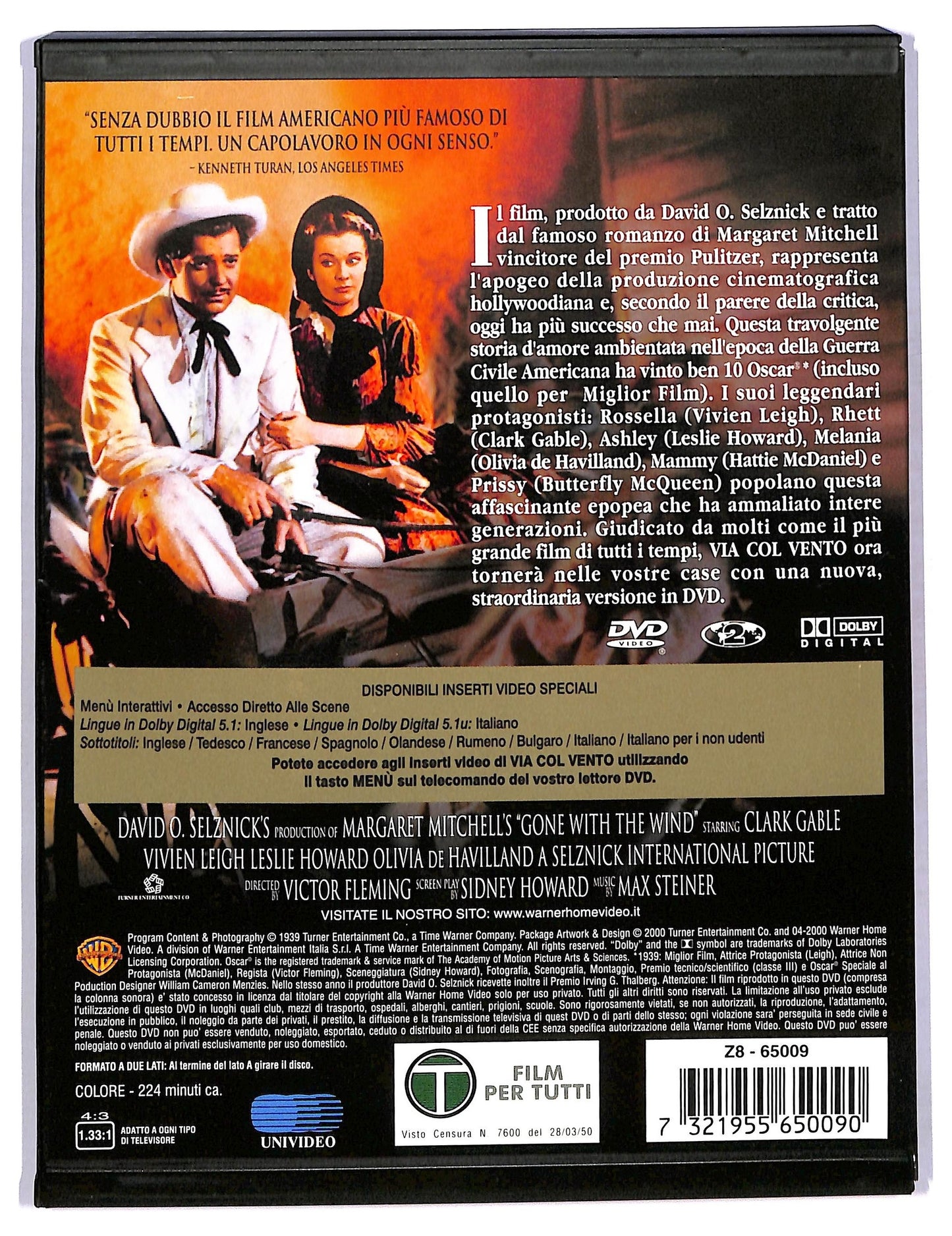 EBOND Via col vento SNAPPER DVD D774816