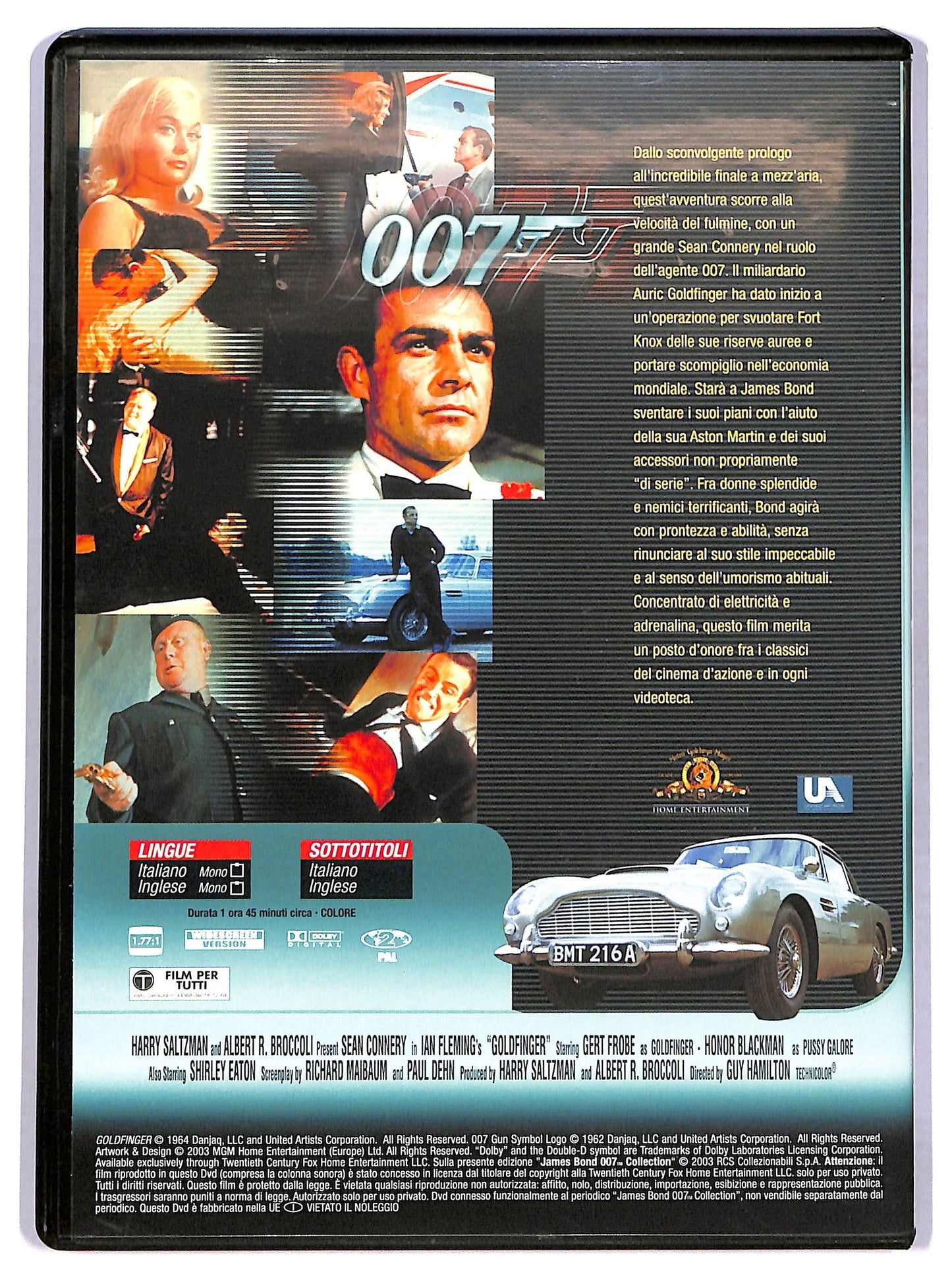 EBOND Missione Goldfinger- EDITORIALE DVD D774847
