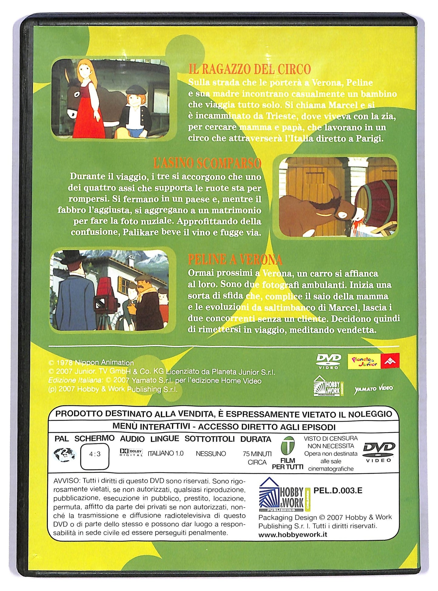 EBOND Peline Story Volume 3 EDITORIALE DVD D774914