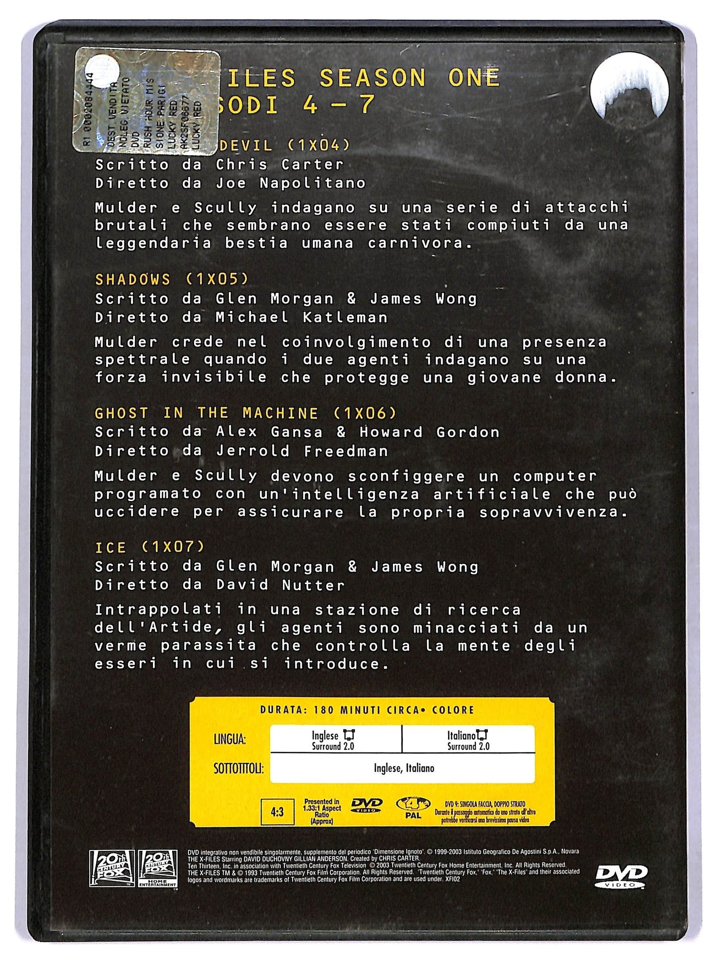 EBOND The X Files Collection - Season One Vol.2 EDITORIALE DVD D774924