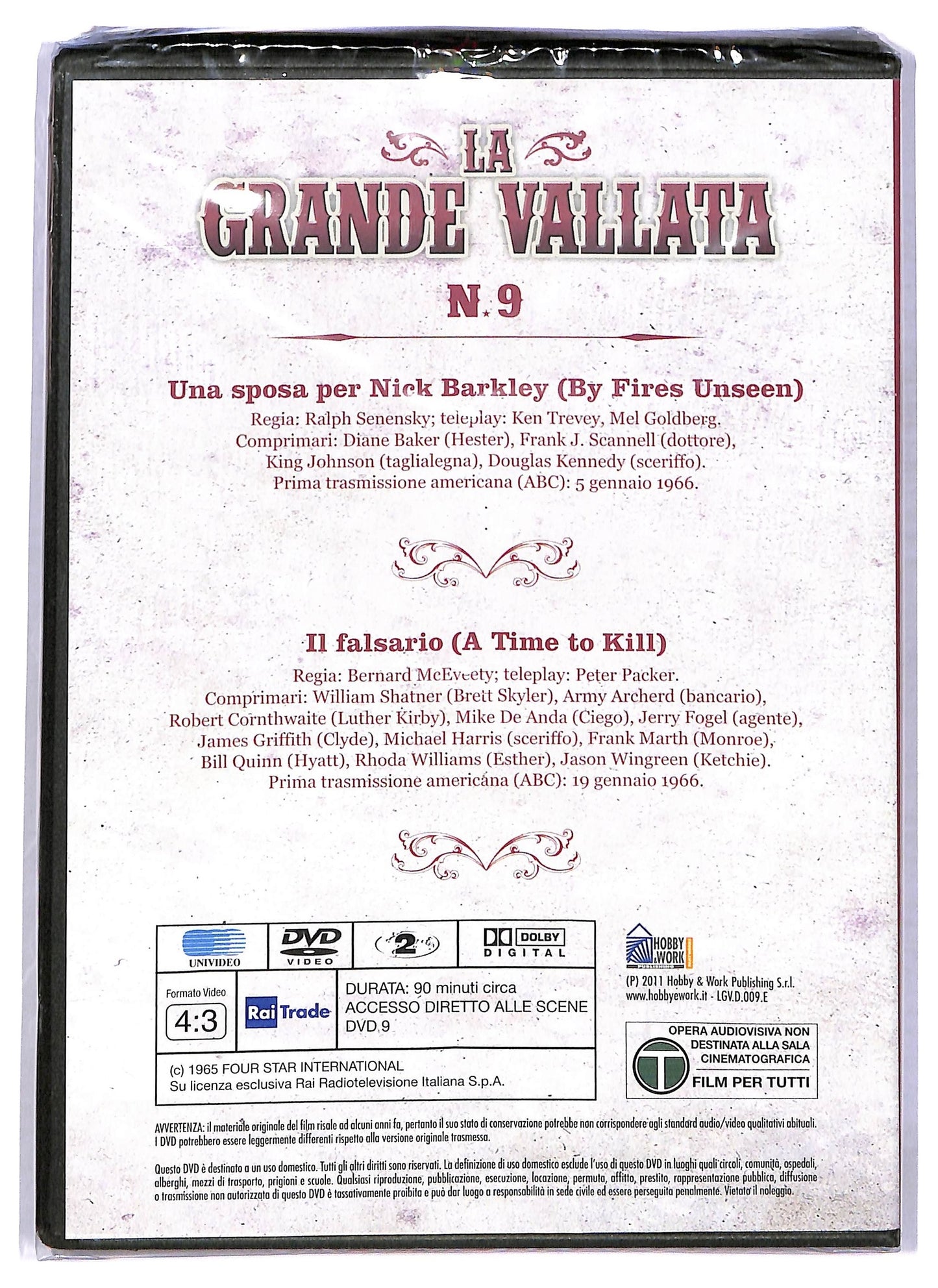 EBOND La Grande Vallata Volume 9 EDITORIALE DVD D774955