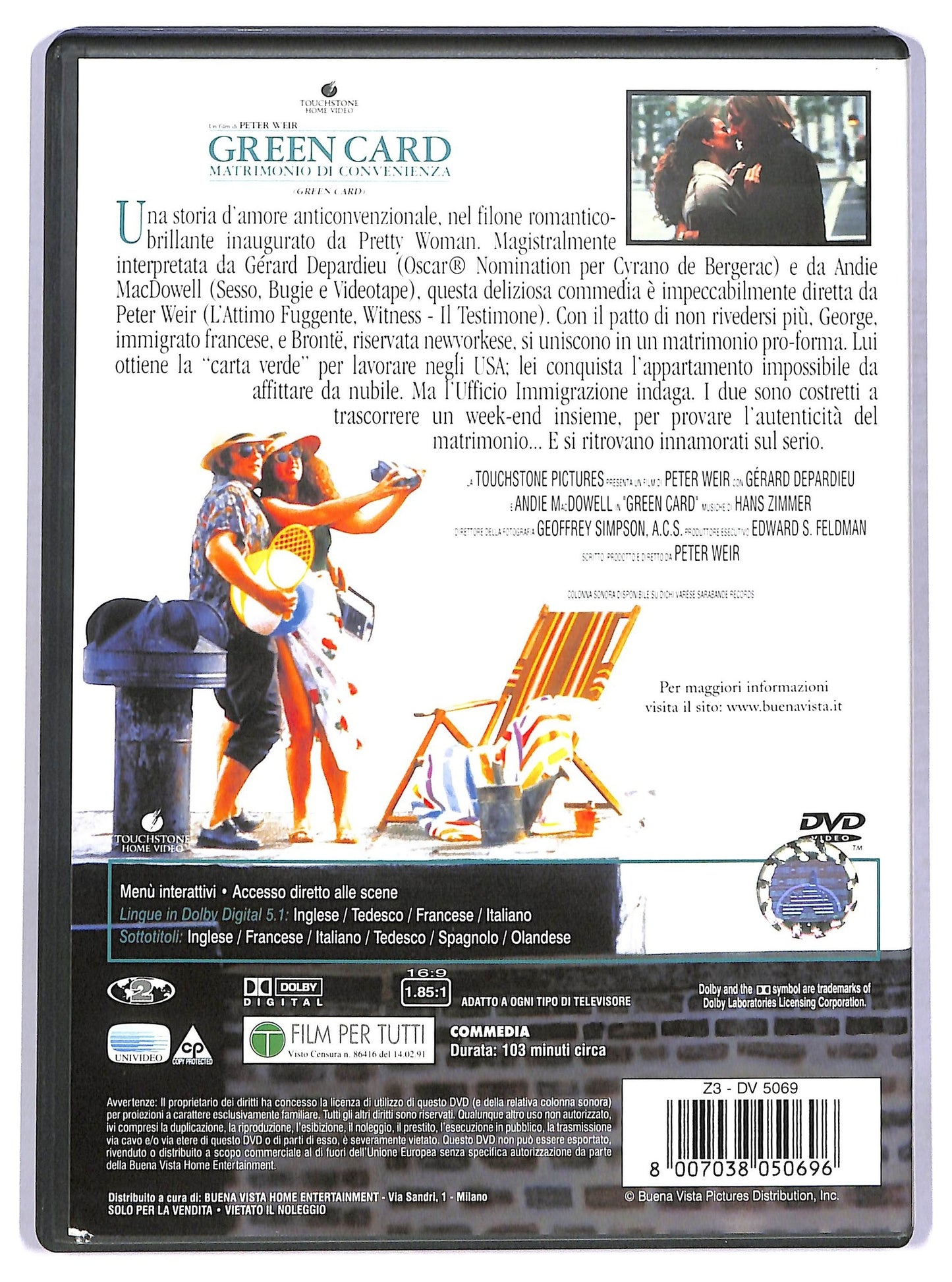 EBOND Green Card - Matrimonio Di Convenienza ( Special Edition )DVD D774956