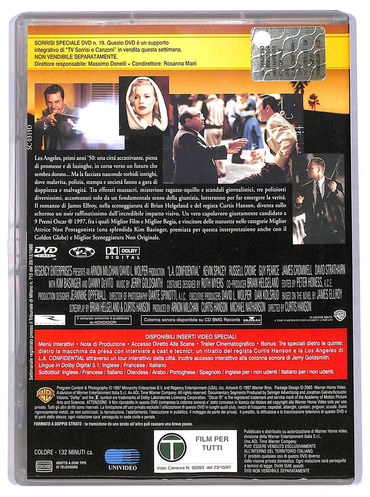 EBOND L.A. Confidential EDITORIALE DVD D775008