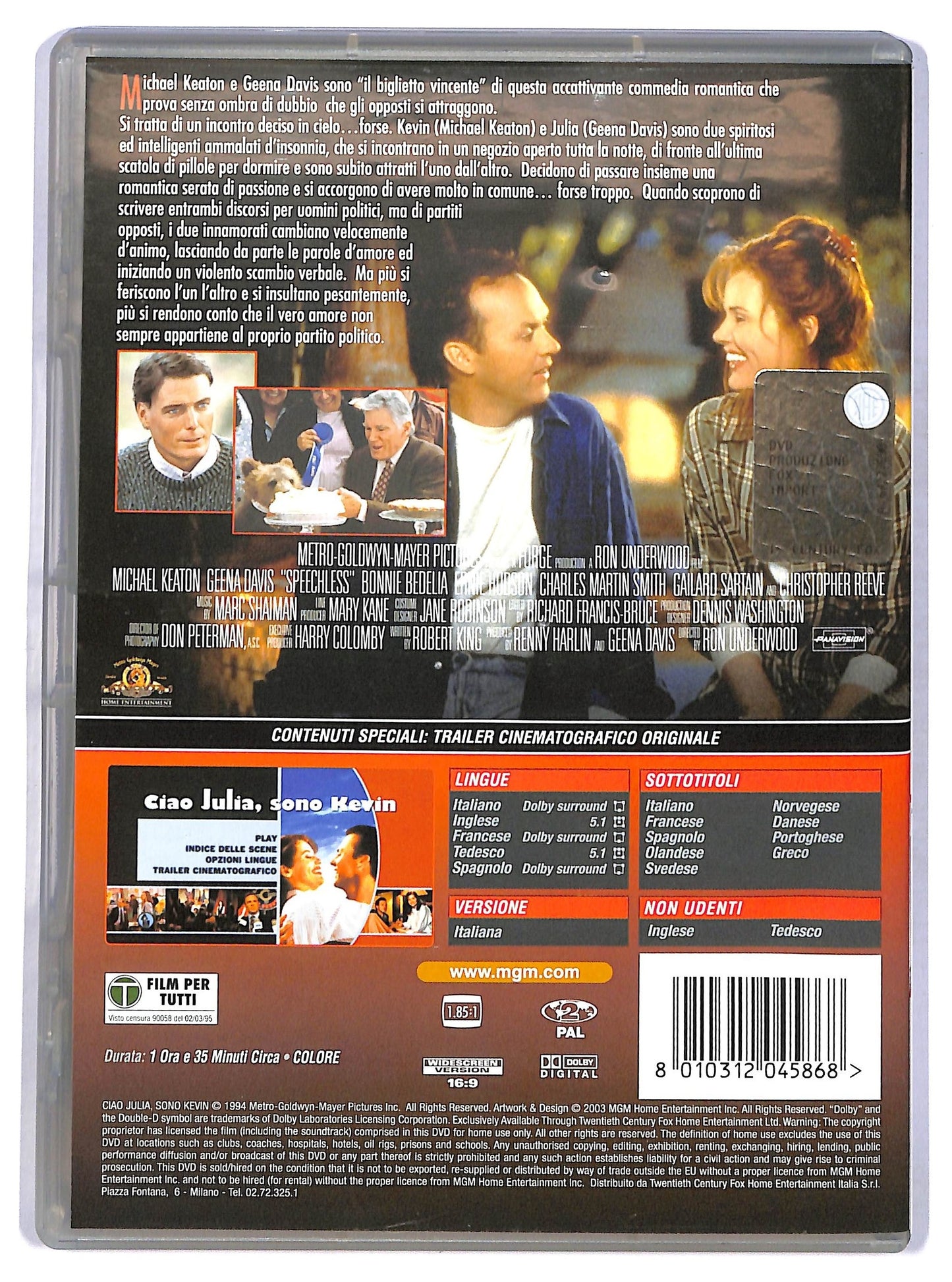 EBOND Ciao Julia, Sono Kevin DVD D775106