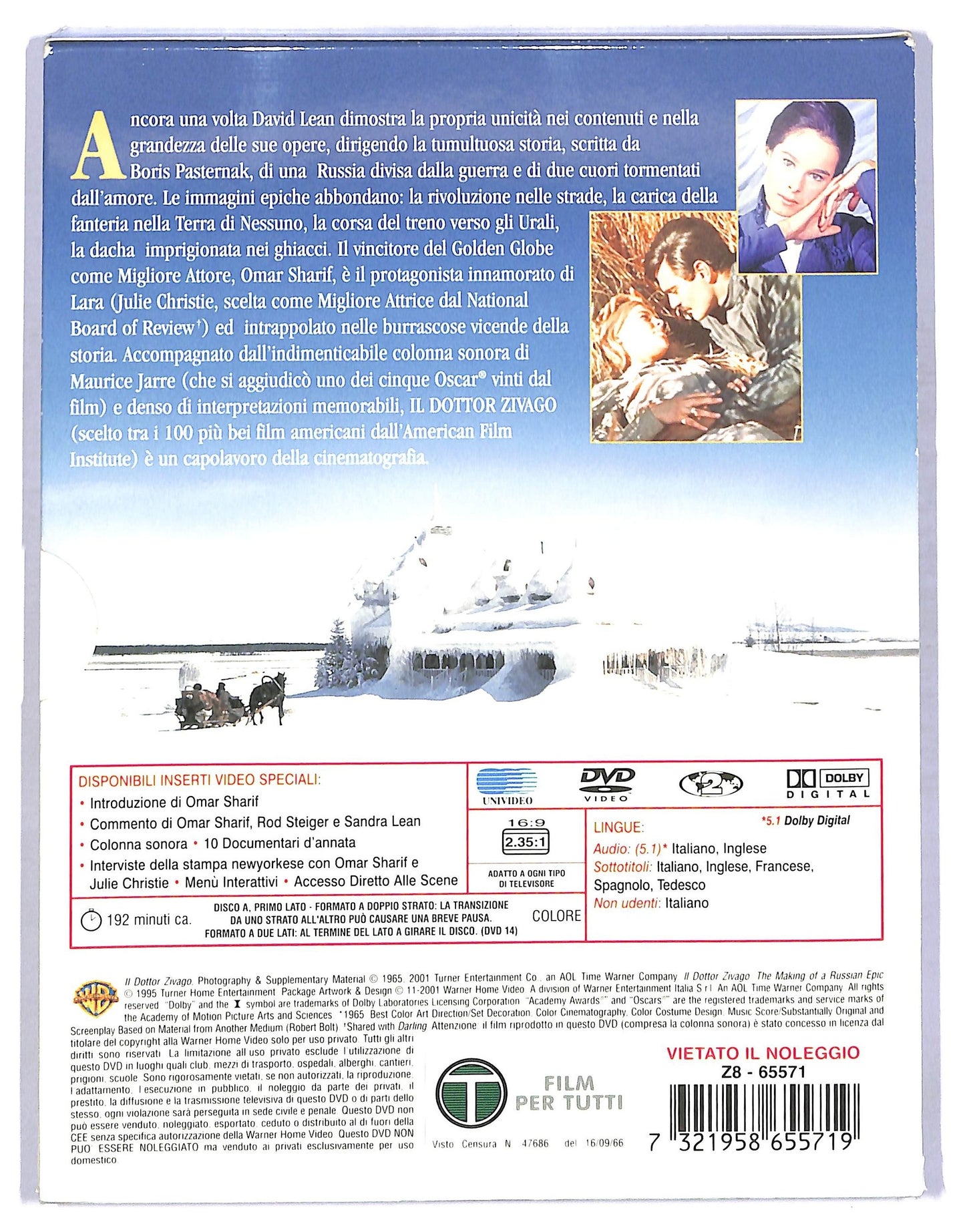 EBOND IL Dottor Zivago Slipcase DVD D775122