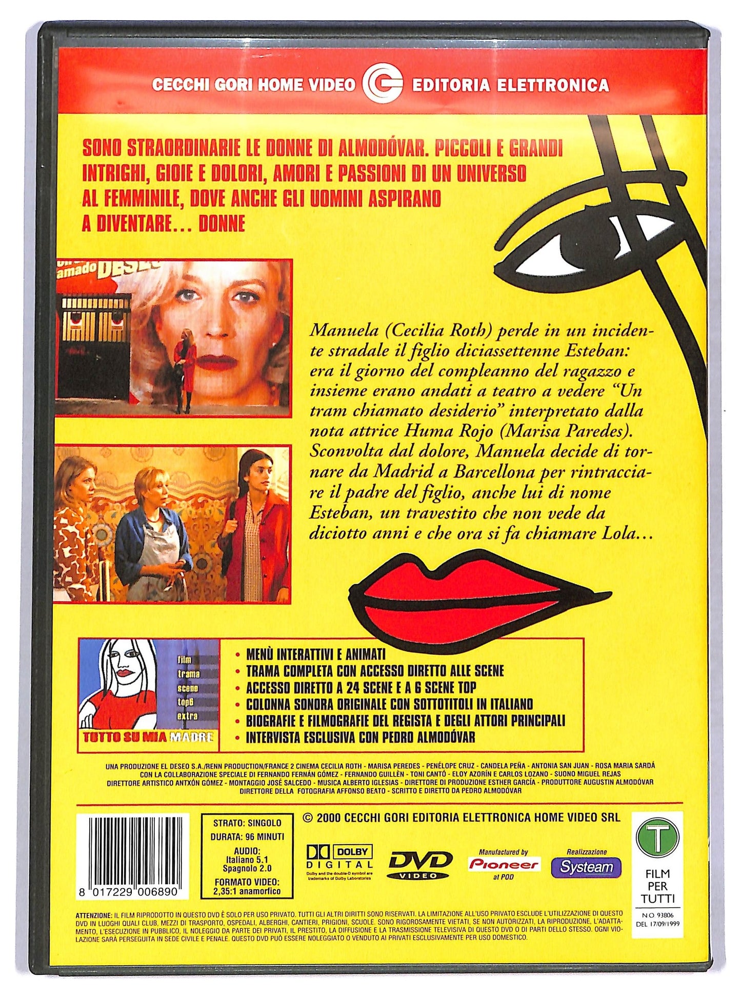 EBOND Tutto su mia madre DVD D775235