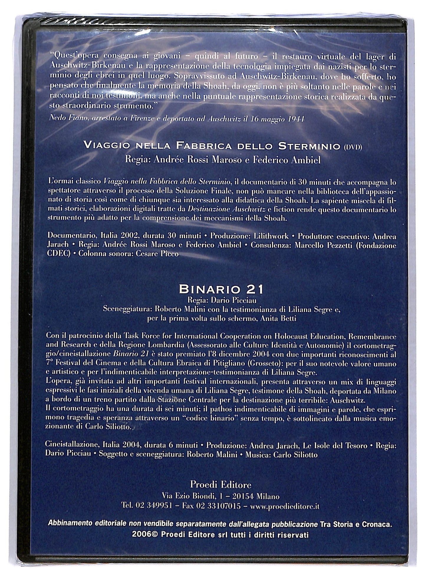 EBOND Viaggio nella Fabrica dello Sterminio EDITORIALE DVD D775240